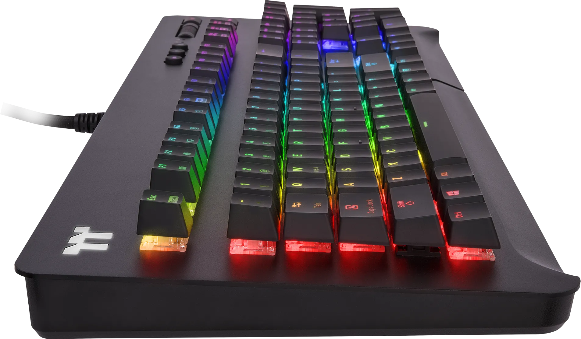 Clavier Gamer mécanique (Cherry MX Silver) Thermaltake Level 20 GT RGB (Noir)