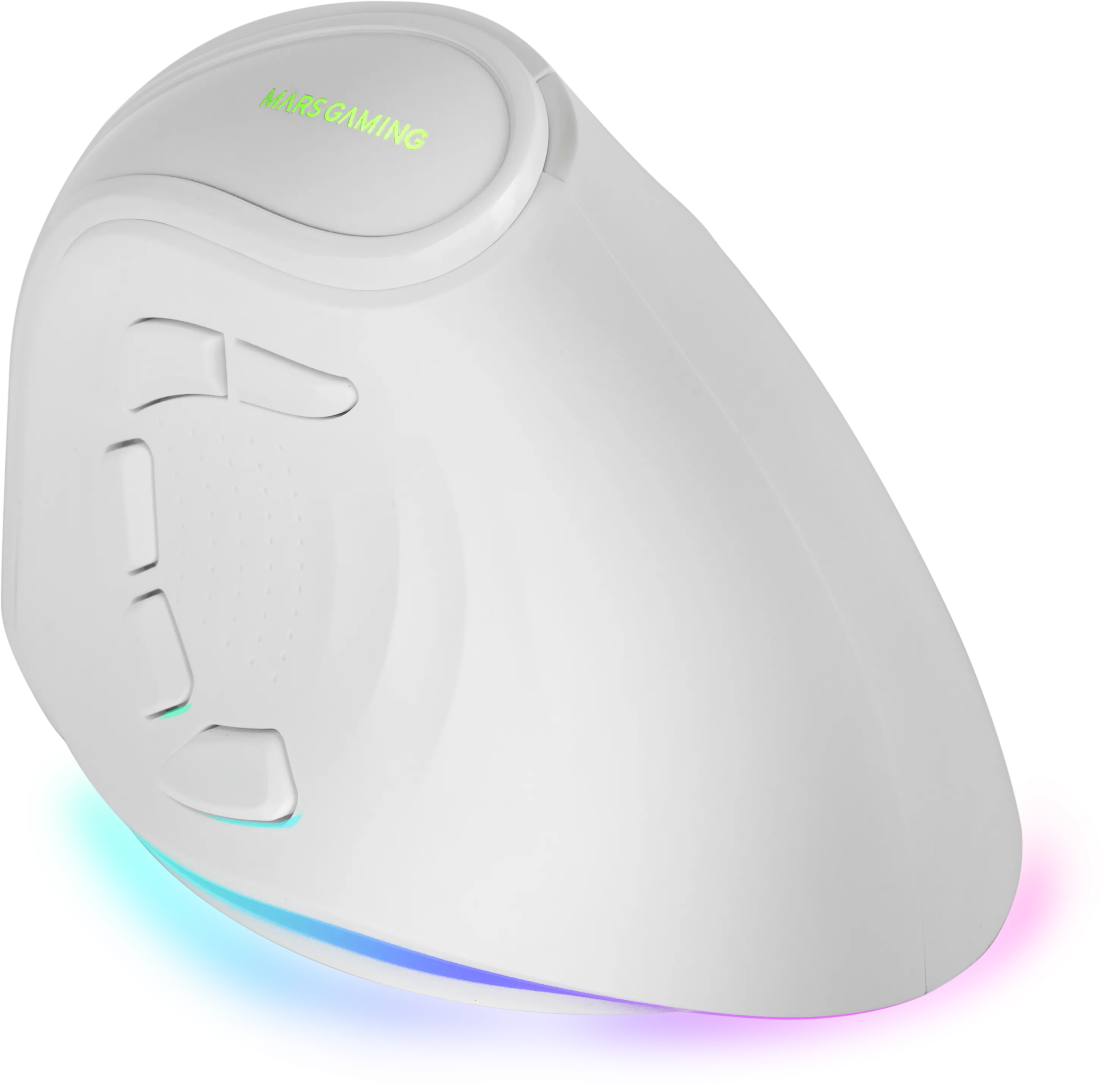 Souris sans fil Gamer ergonomique verticale Mars Gaming MM-SK RGB (Blanc)