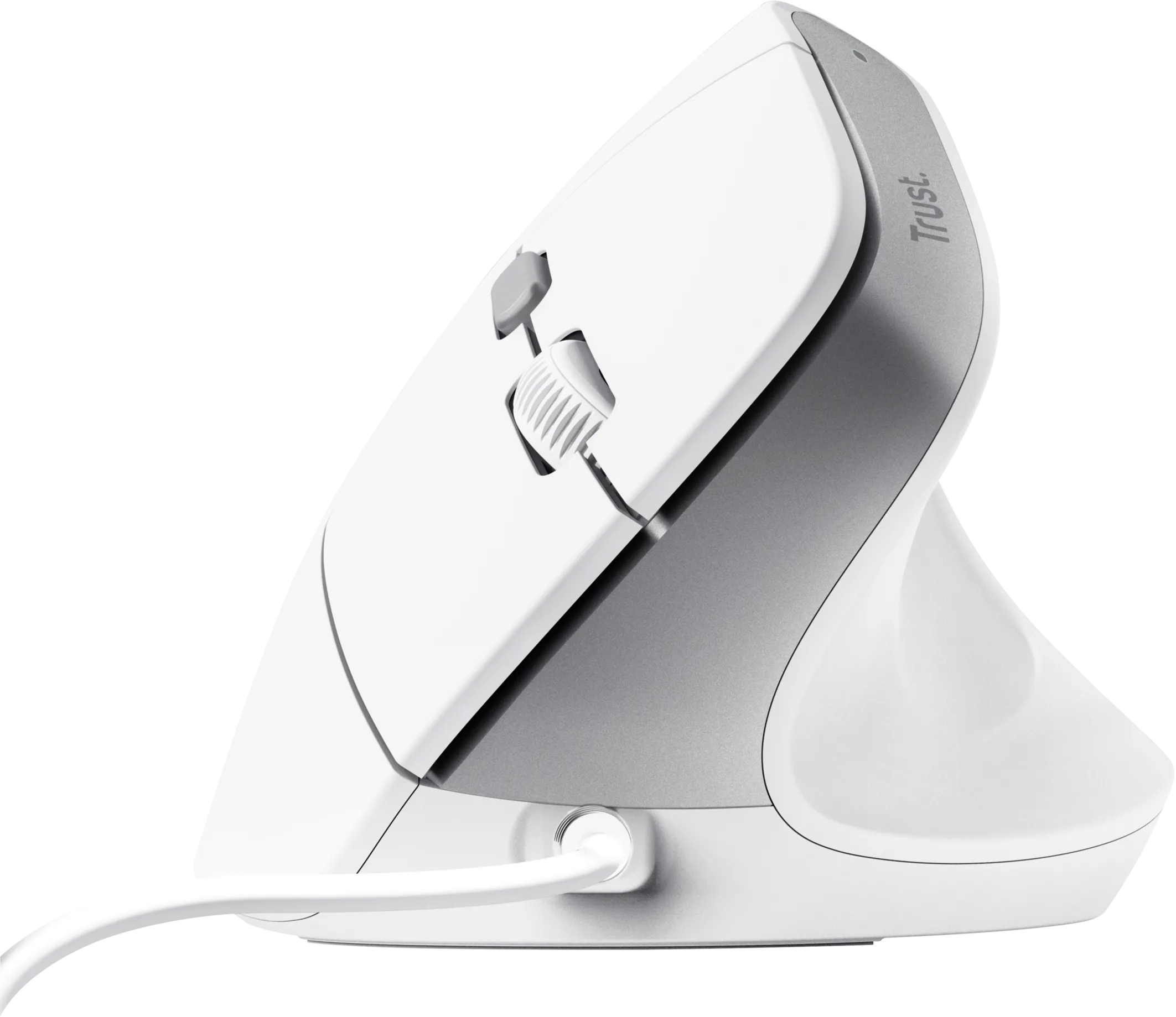 Souris filaire ergonomique Trust Bayo II (Blanc) 