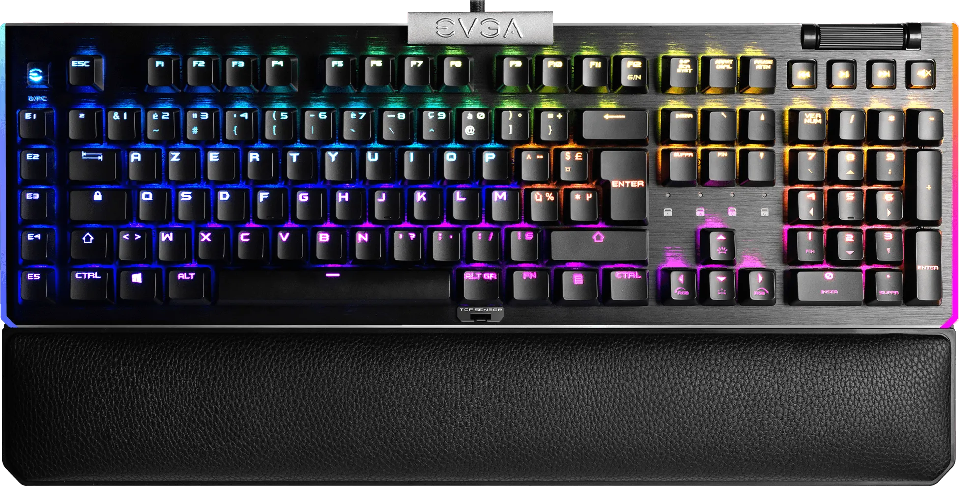 Clavier Gamer mécanique (Light Strike Silver) EVGA Z20 RGB (Noir)