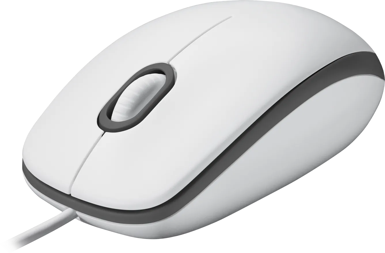 Souris filaire Logitech M100 (Blanc)