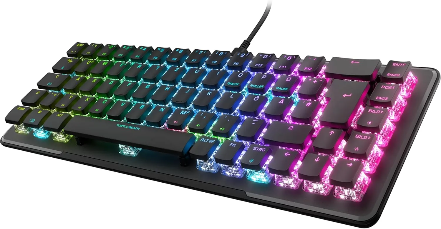 Clavier Gamer mécanique Turtle Beach Vulcan II Mini TKL RGB (Noir)