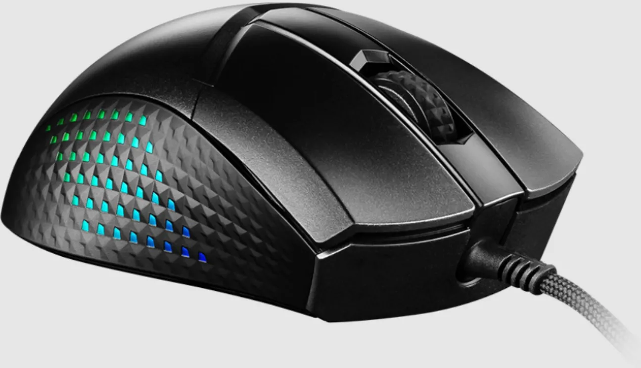 Souris filaire Gamer MSI Clutch GM51 Lightweight RGB (Noir)