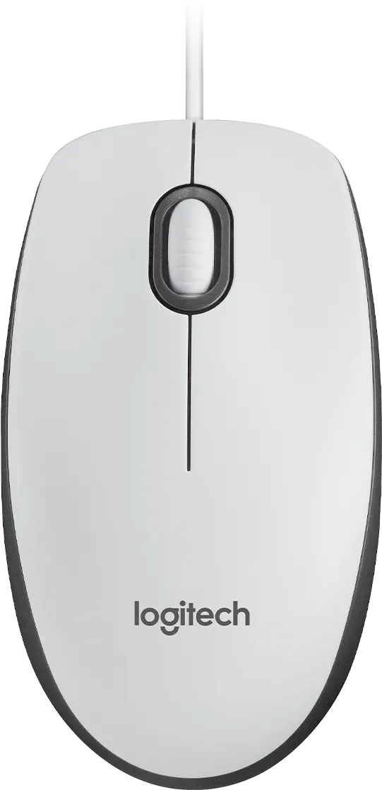 Souris filaire Logitech M100 (Blanc)