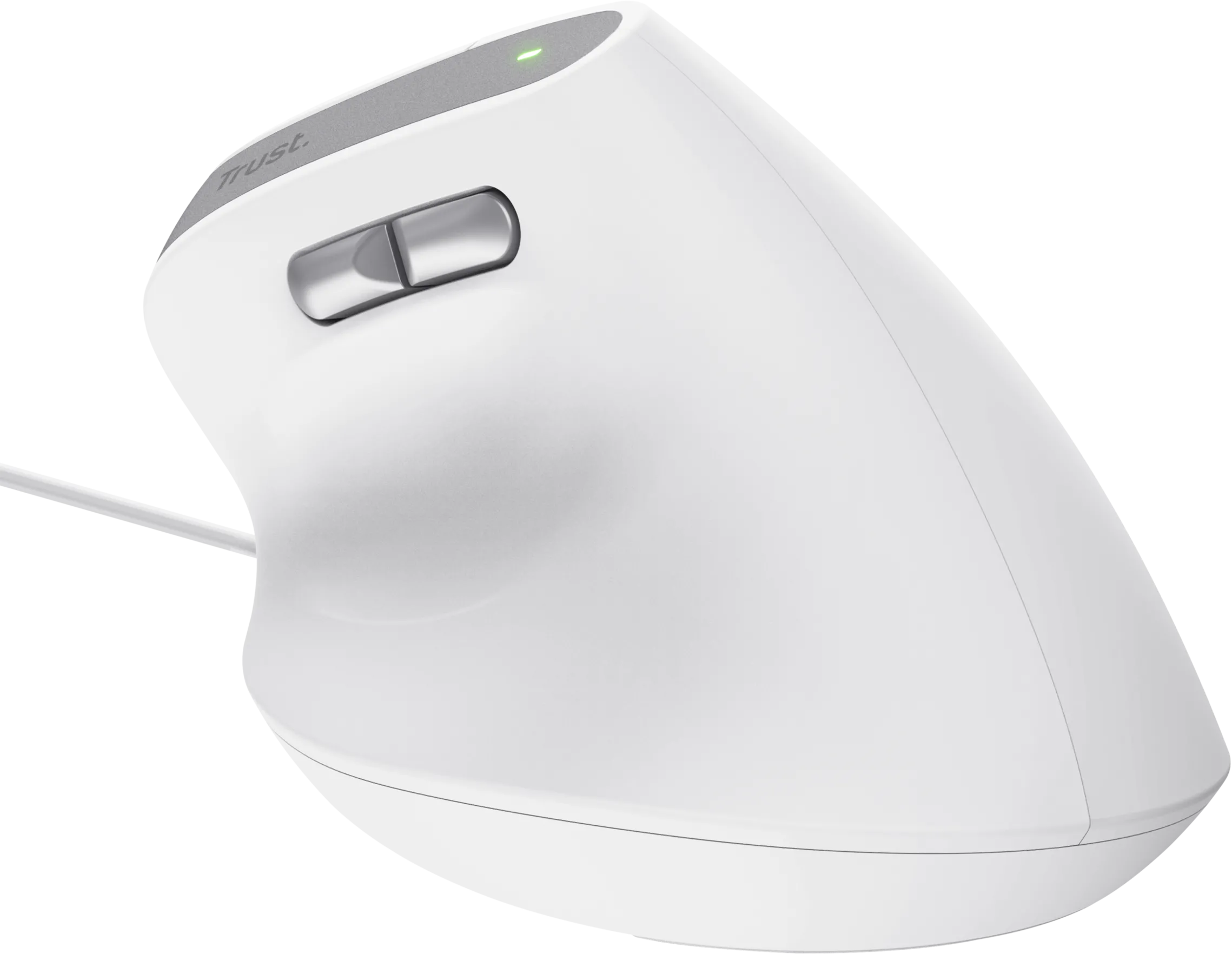 Souris filaire ergonomique Trust Bayo II (Blanc) 