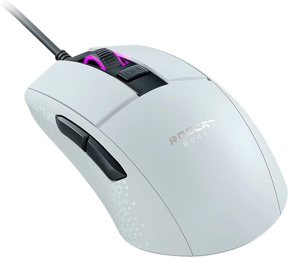Souris filaire Gamer Roccat Burst Core RGB (Blanc)