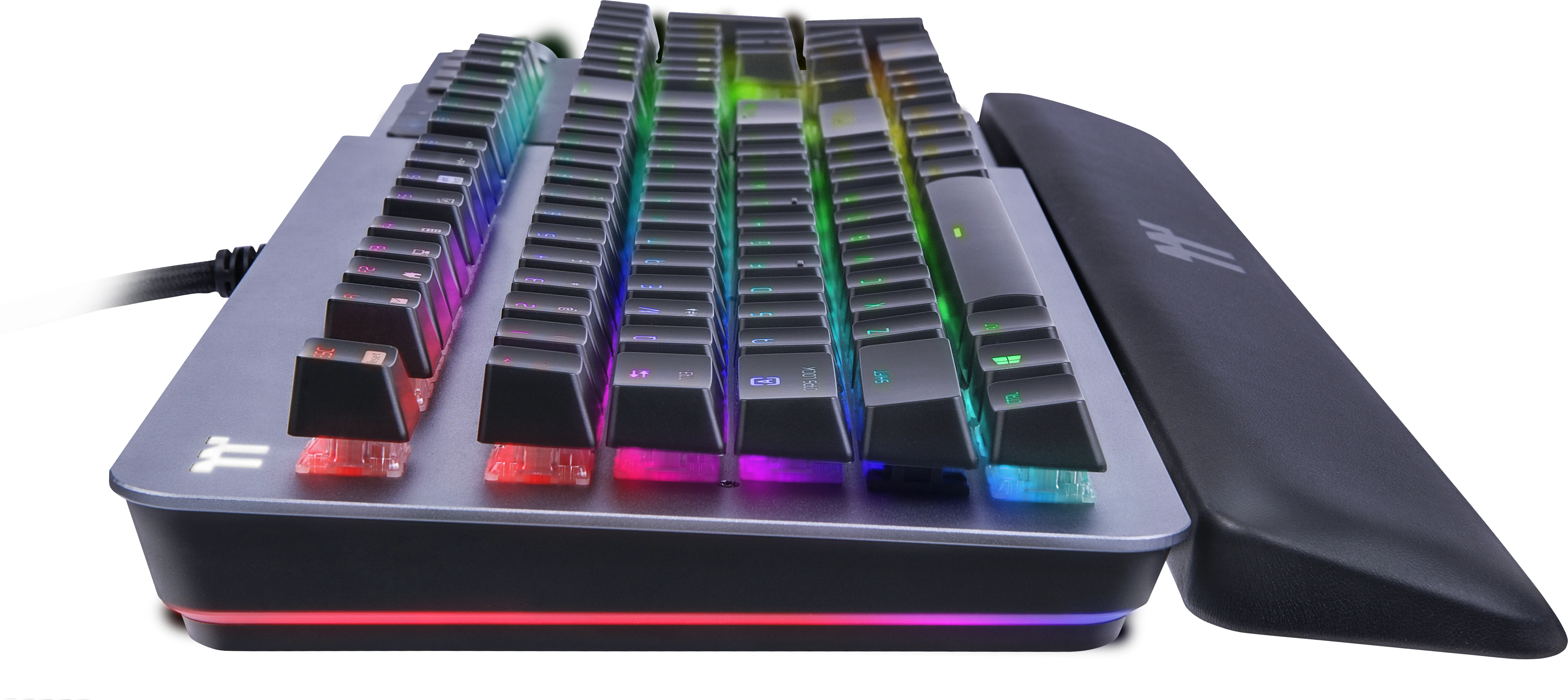 Clavier Gamer mécanique (Cherry MX Silver) Thermaltake Argent K5 RGB (Argent)