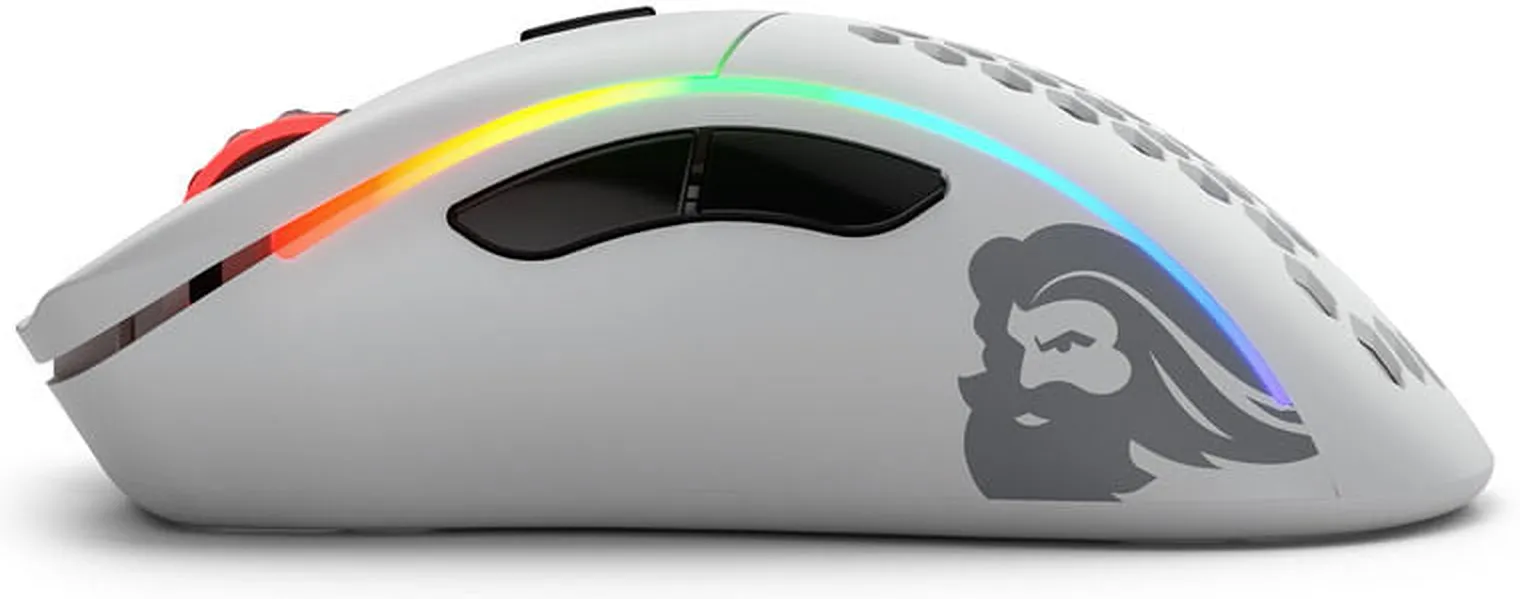Souris sans fil Gamer Glorious Model D RGB (Blanc)