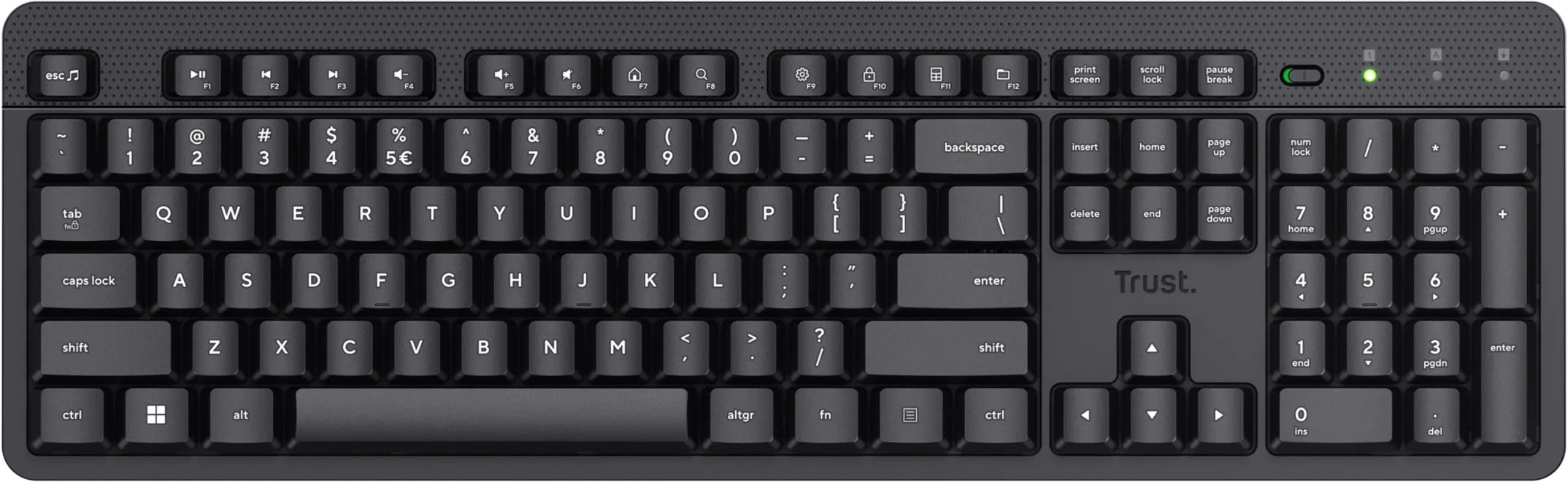 Clavier sans fil Trust Ody II (Noir)