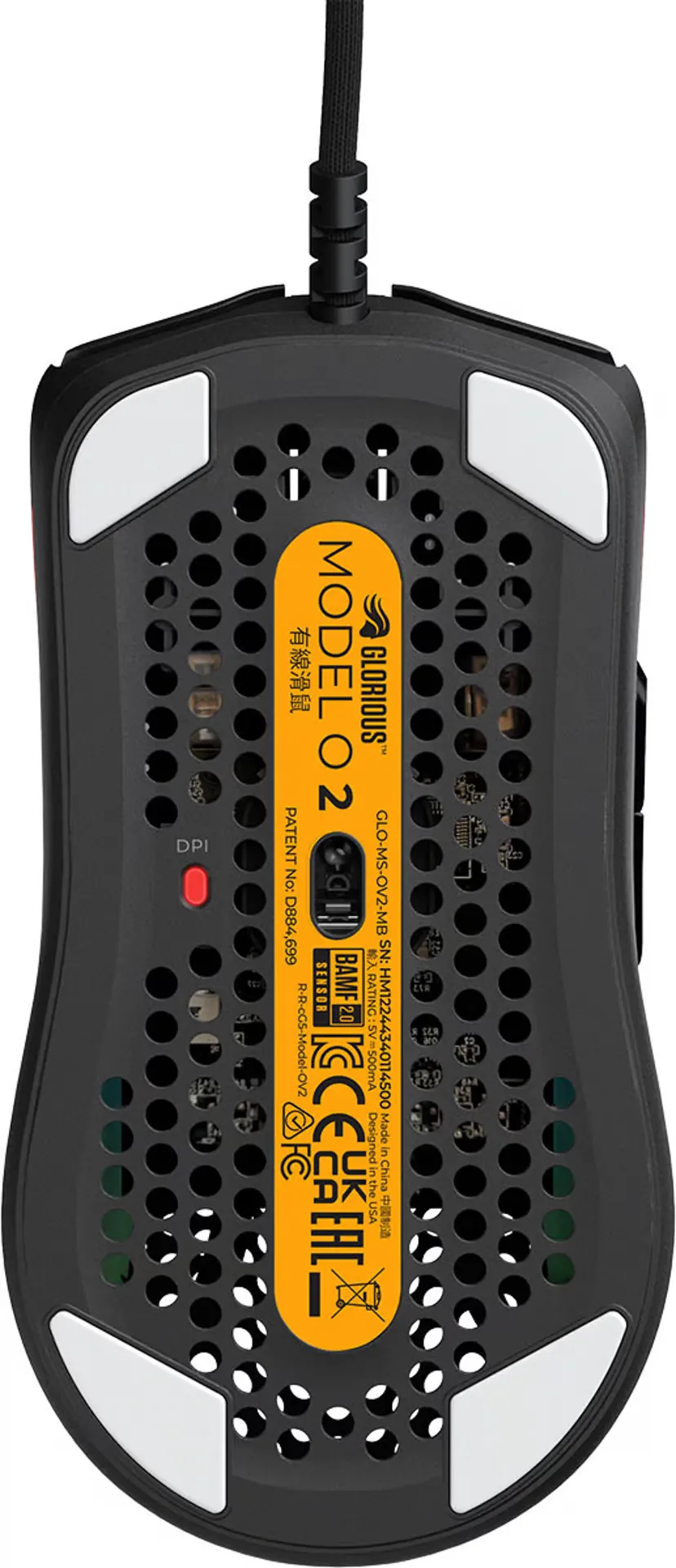 Souris filaire Gamer Glorious Model O2 RGB (Noir)