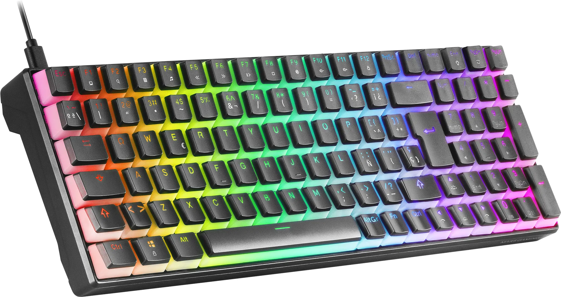 Clavier Gamer mécanique (Outemu Blue Switch) Mars Gaming MKUltra RGB (Noir)