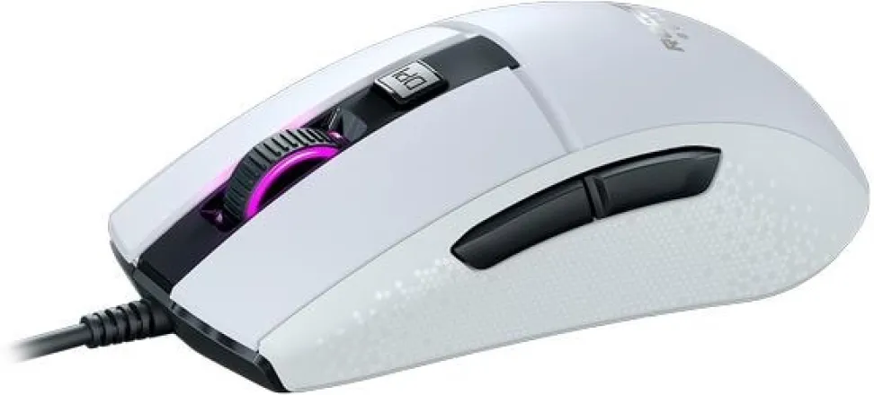 Souris filaire Gamer Roccat Burst Core RGB (Blanc)