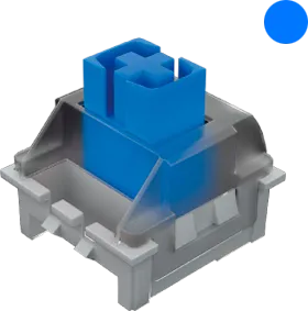 Clavier Gamer mécanique (Blue Switch) Mars Gaming MK422 RGB (Blanc)