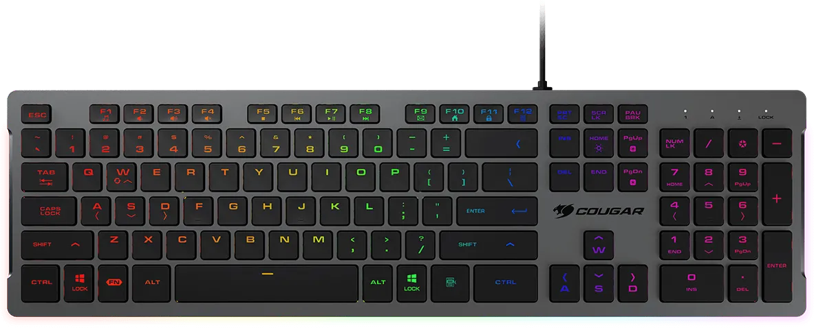 Clavier Gamer Cougar Vantar S RGB (Noir)