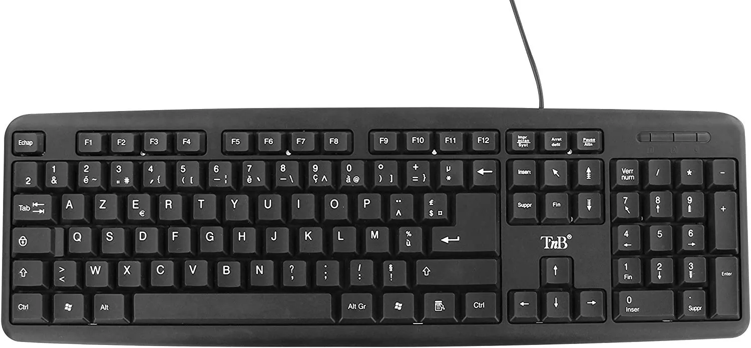 Clavier T'nB Bridge Streamline (Noir)