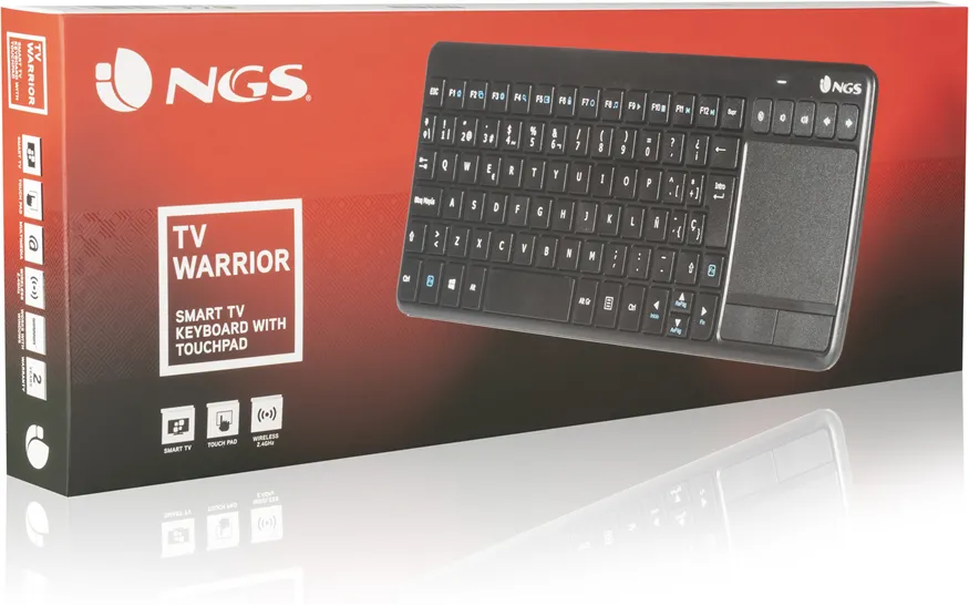 Clavier sans fil NGS TV Warrior (Noir)