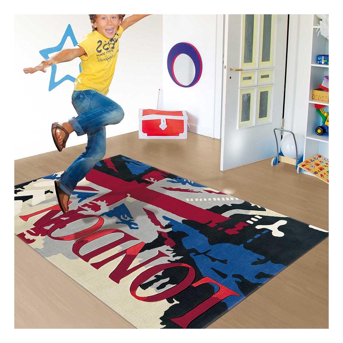 Tapis enfant tufté main en acrylique DOWNDON