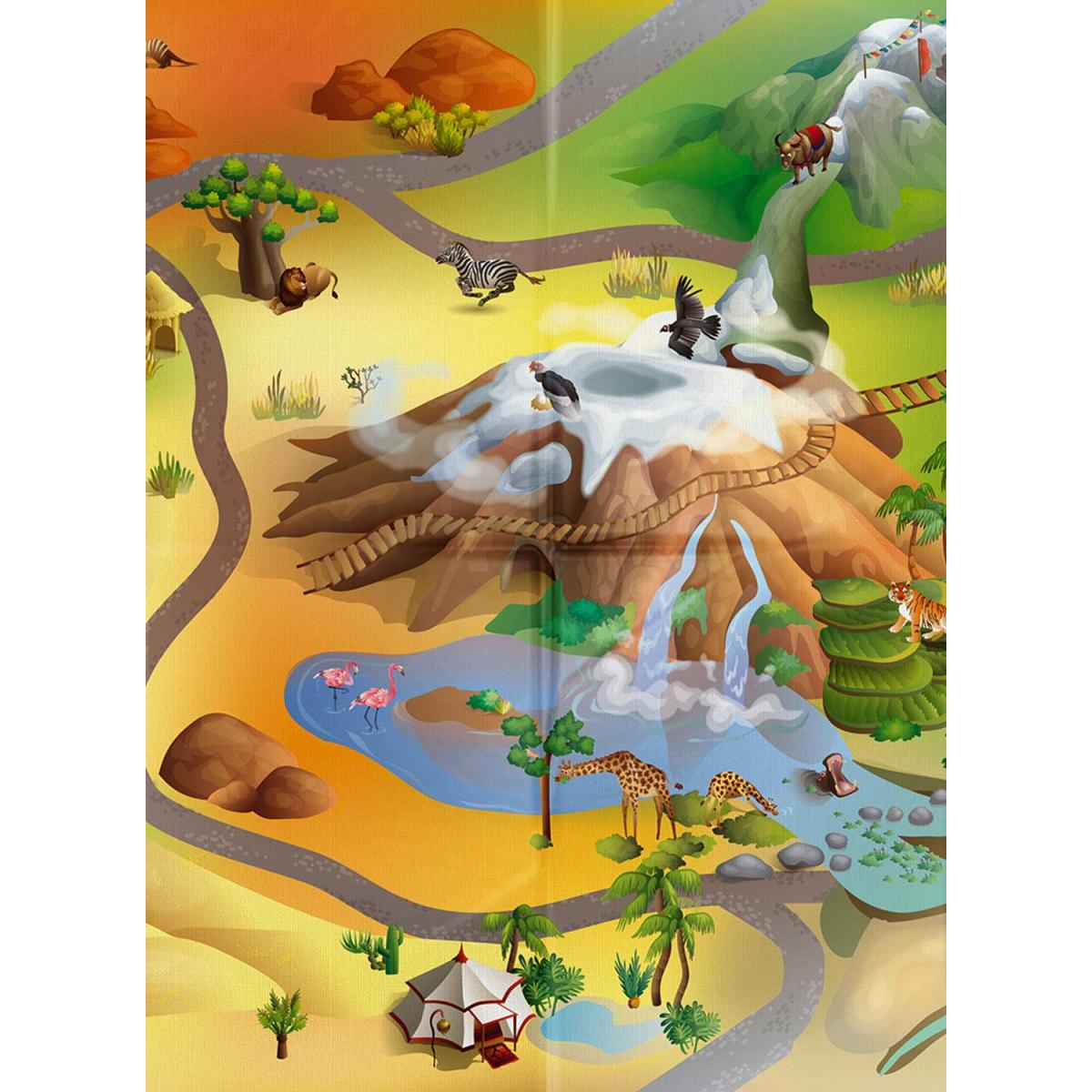 Tapis enfant 100x140 cm NAPPE SAVANE