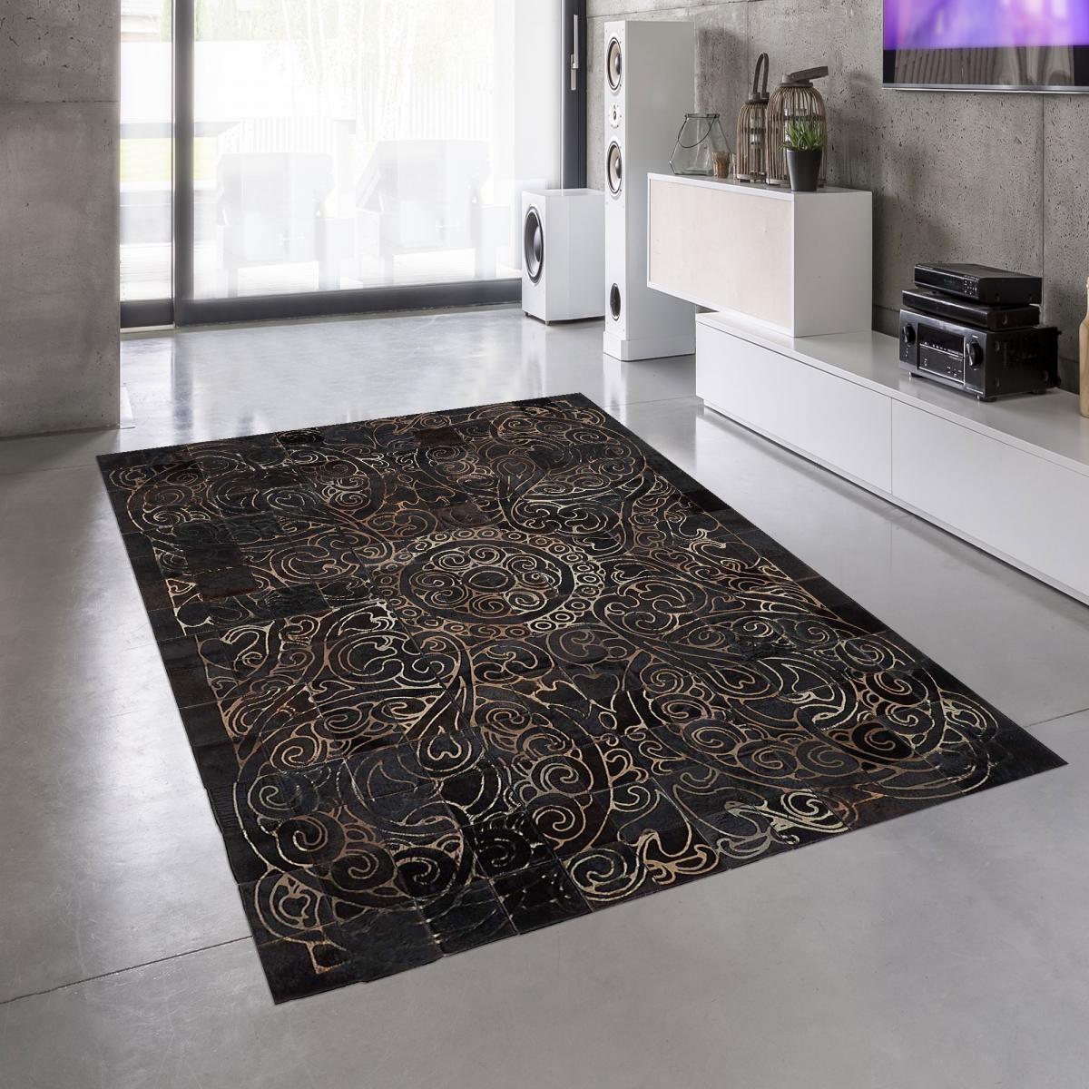 Tapis kilim fait main en cuir OLDEN Care&Fair