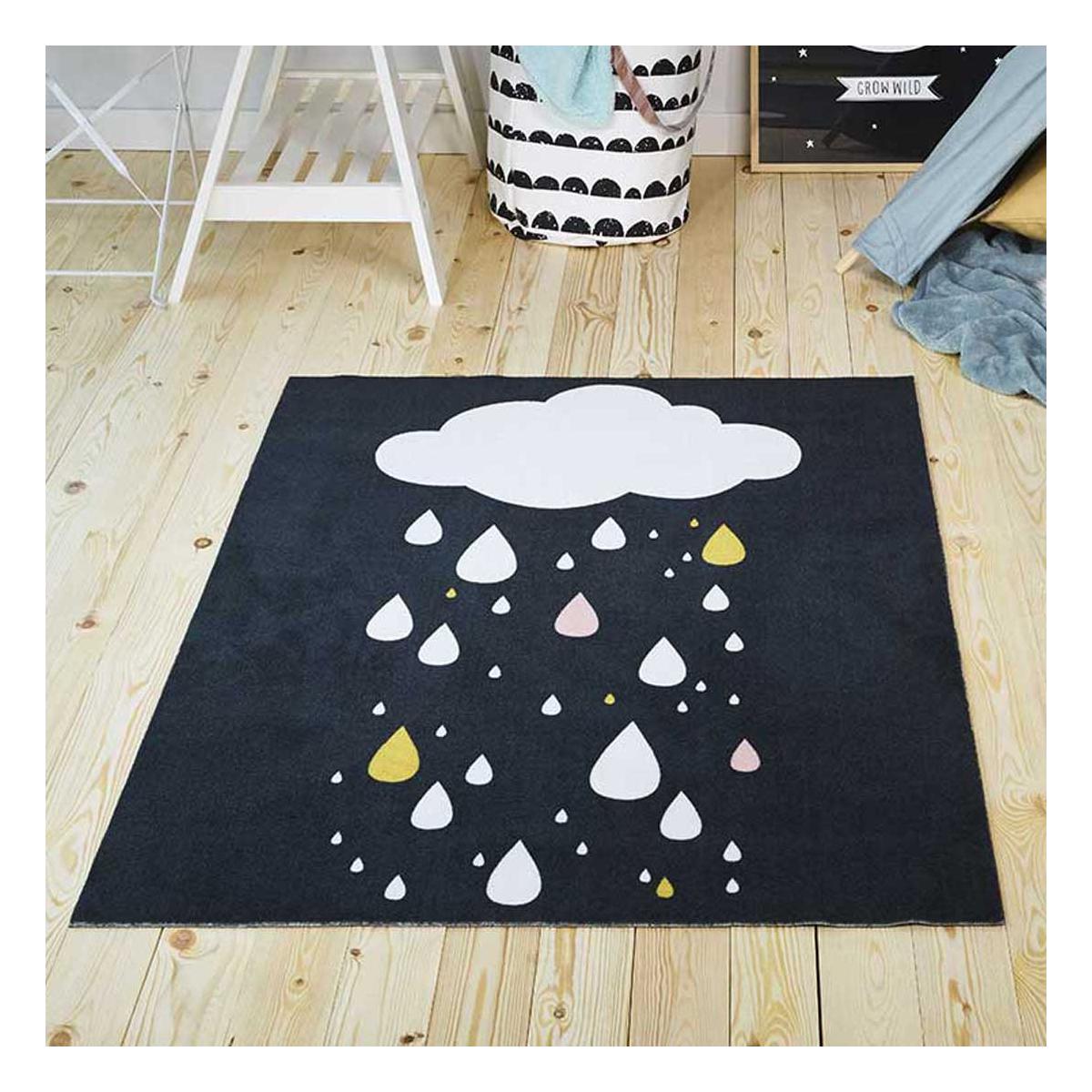 Tapis enfant en nylon 95x125 cm RAINDROPS