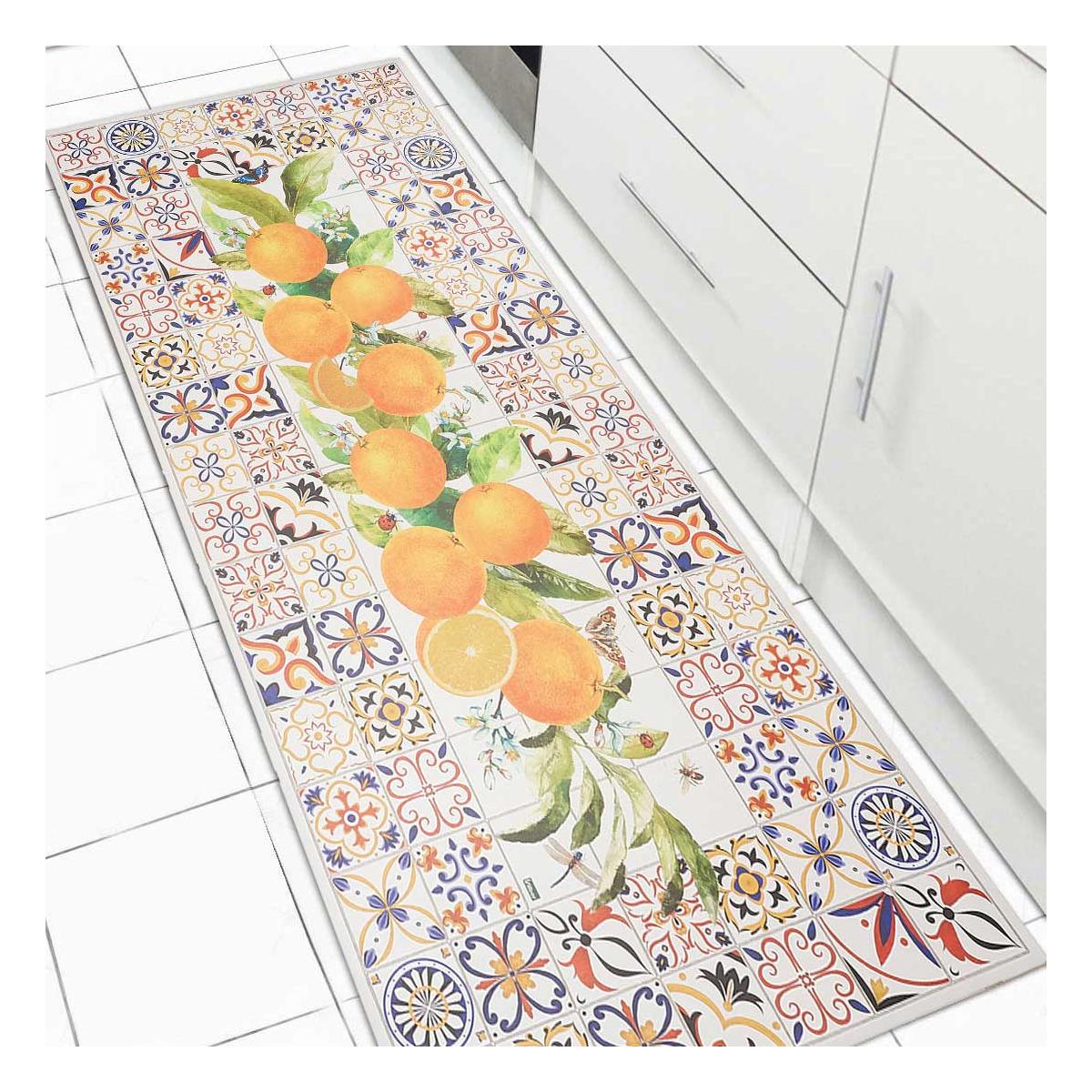 Tapis de cuisine VINYLE FRUIT en pvc OEKO-TEX®