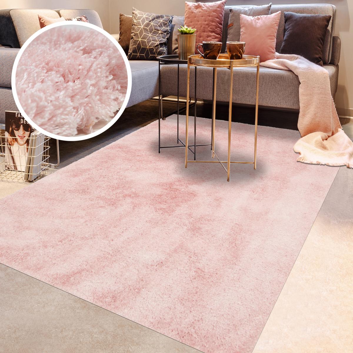 Tapis shaggy tufté main CHIC Care&Fair