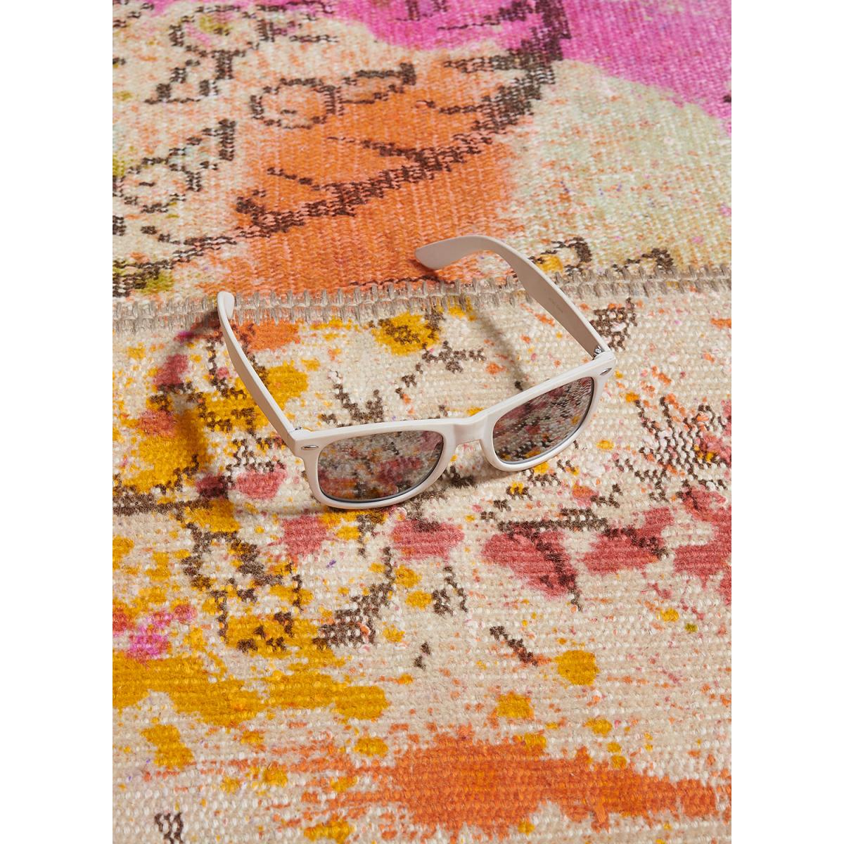 Tapis salon FM SPLASH PATCHWORK 1A2T en laine Fait main