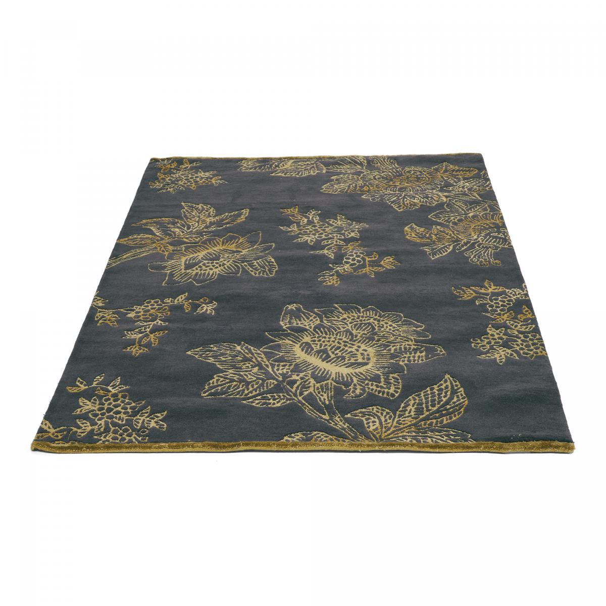 Tapis salon TONQUIN tufté main en laine