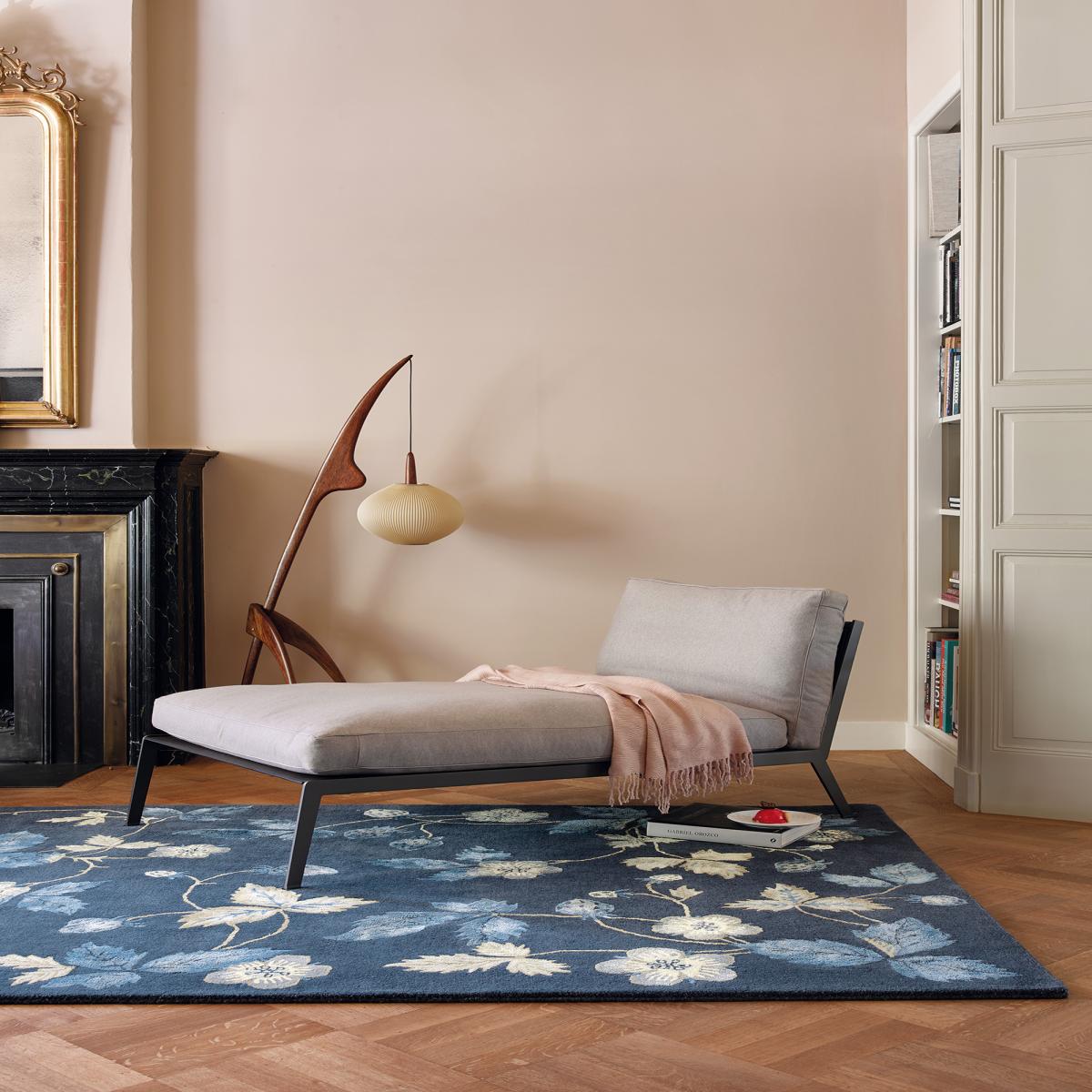 Tapis salon WILDBERRY tufté main en laine