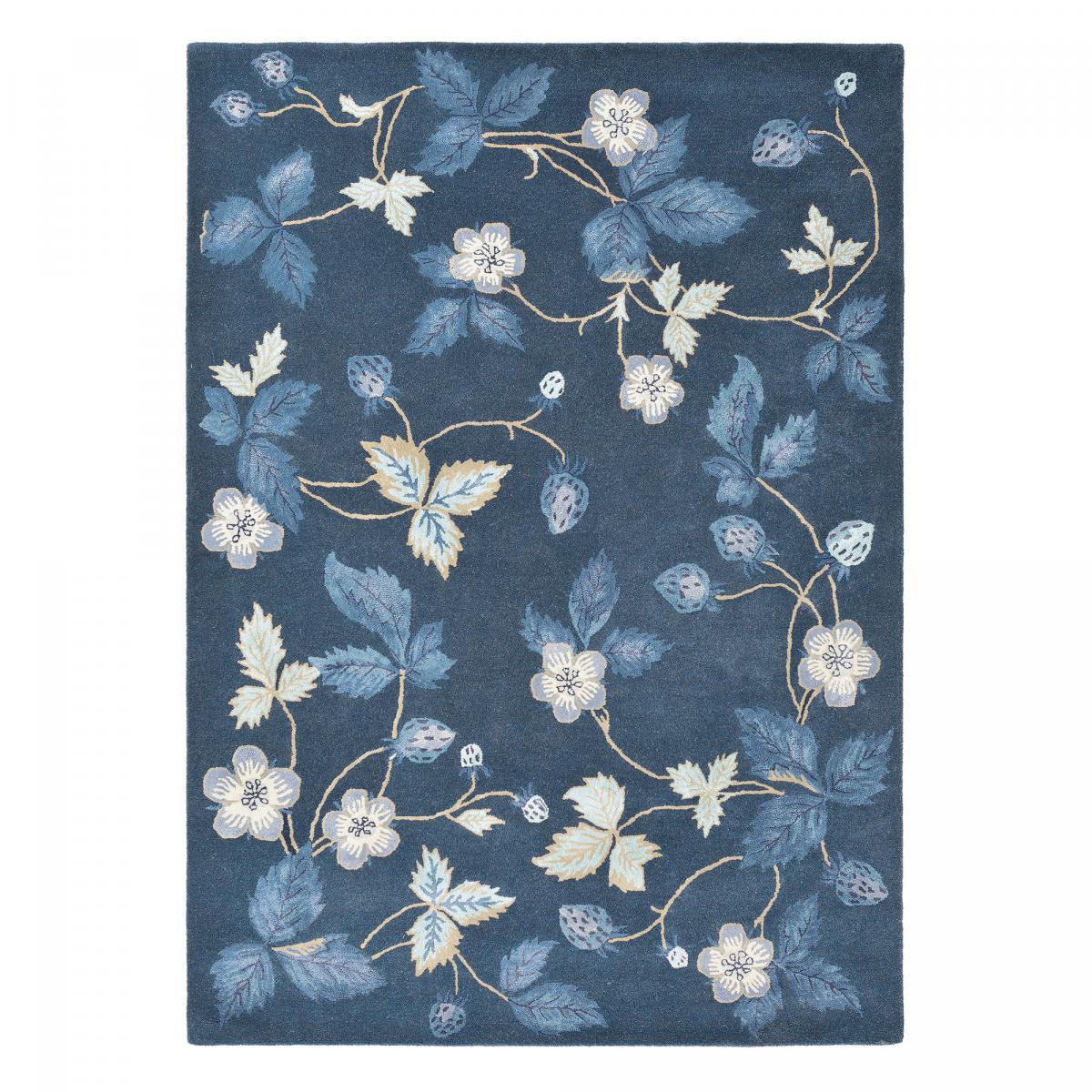 Tapis salon WILDBERRY tufté main en laine