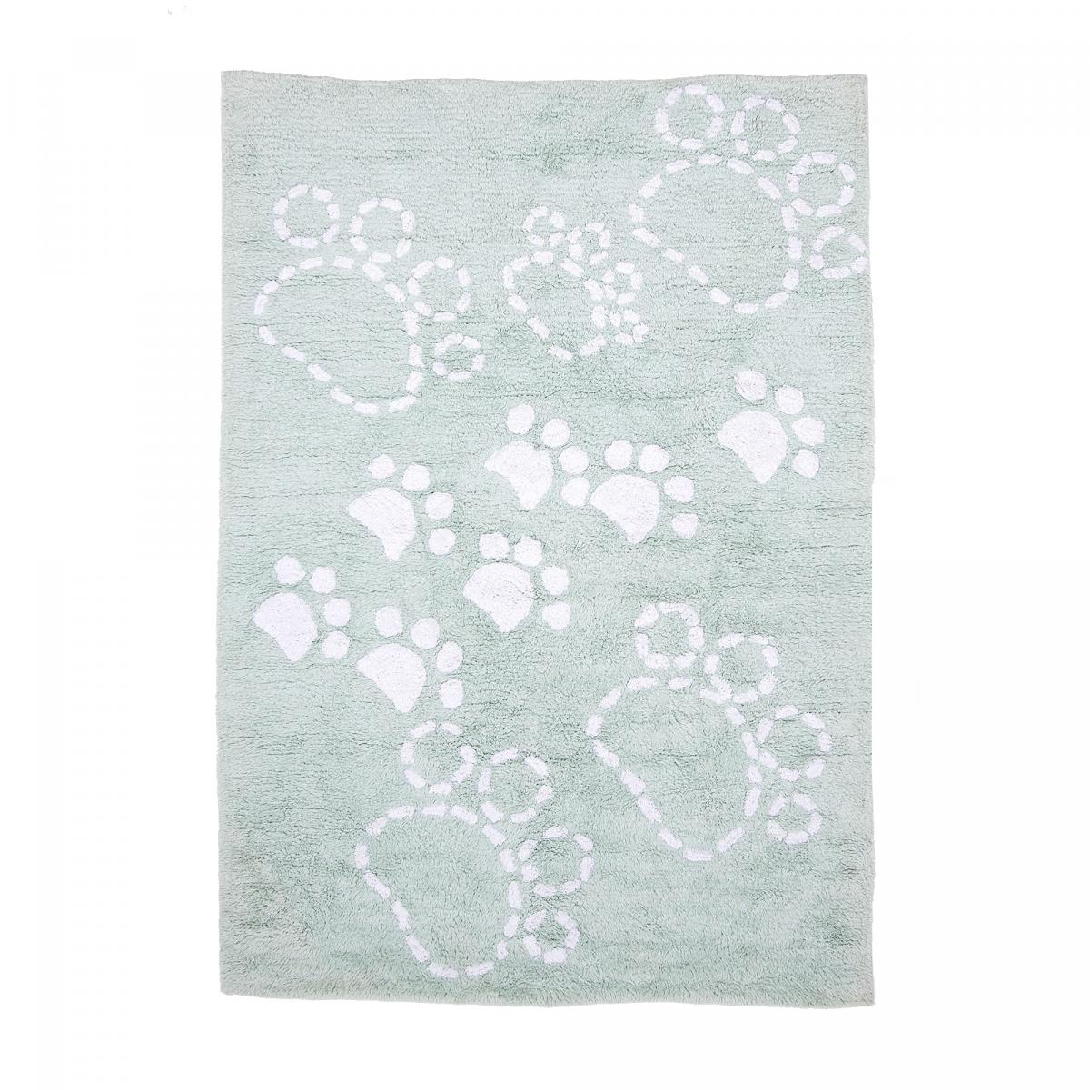 Tapis enfant PATTES 100% BIO en coton Fait main Lavable 30° Care&Fair GOST