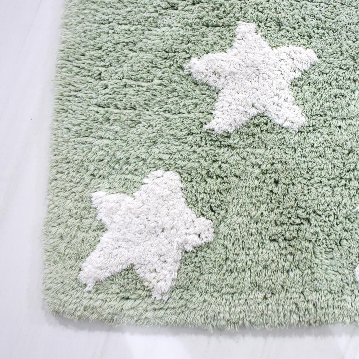 Tapis enfant ETOILE 100% BIO en coton Fait main Care&Fair GOST