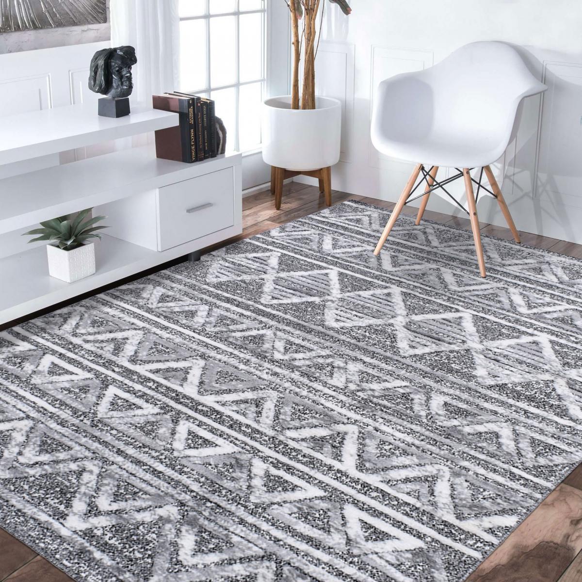 Tapis shaggy LANDA en polypropylène doux et soyeux OEKO TEX®