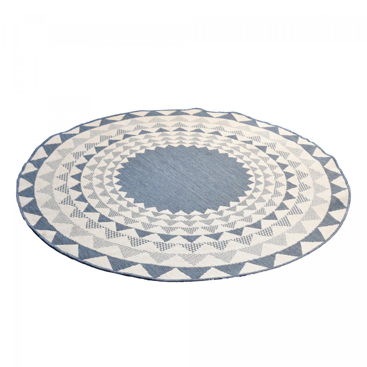 Tapis exterieur EXT C ROND REVERSIBLE OEKO-TEX®