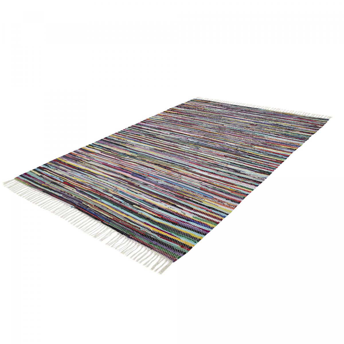 Tapis kilim TIMULTI tissé en coton