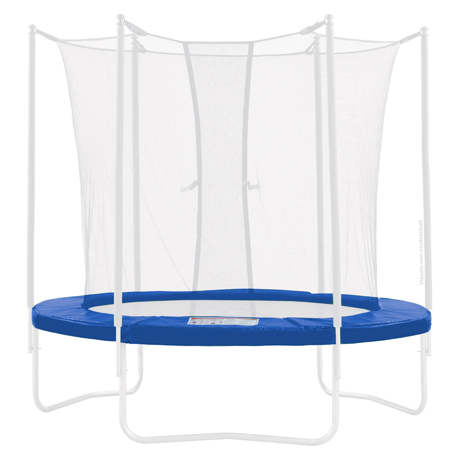 Kangui - Coussin de protection bleu Ø305cm pour trampoline