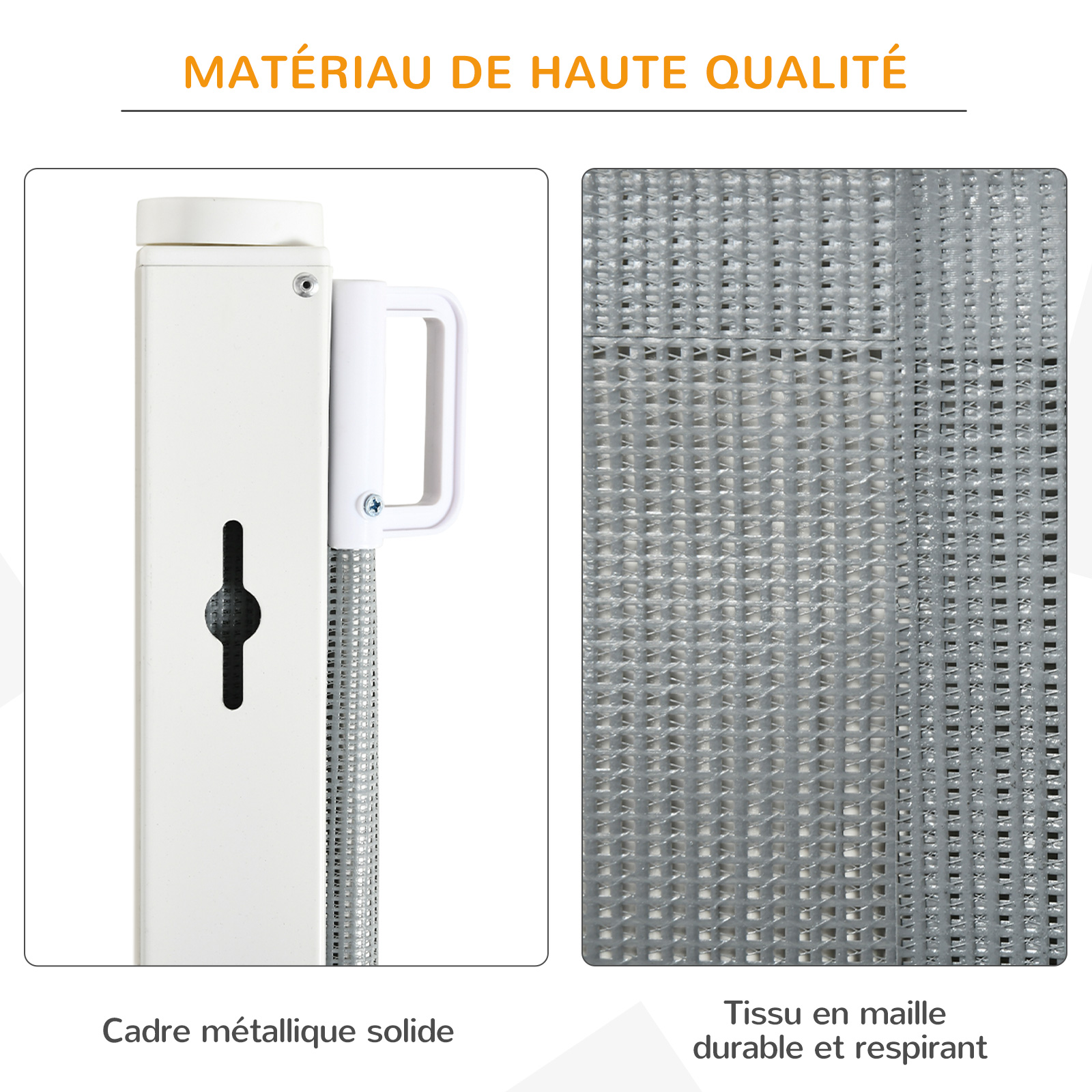 Barrière de sécurité 1,15L x 0,83H m métal teslin