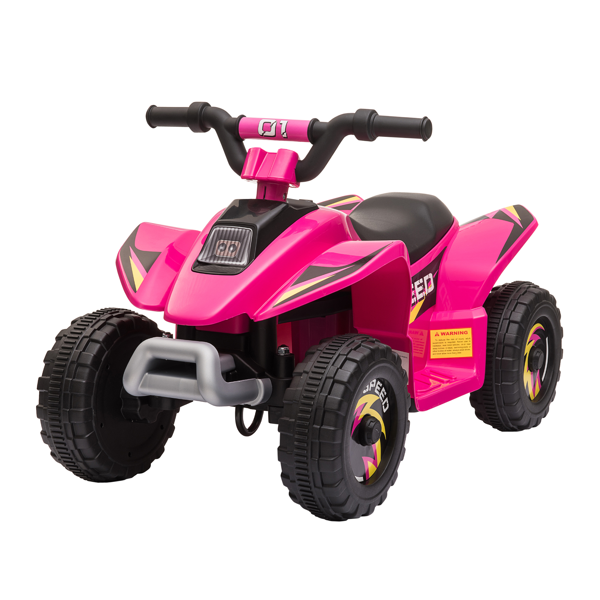 Quad électrique enfant - marche AV, AR - 6 V, V. max. 4,6 Km/h