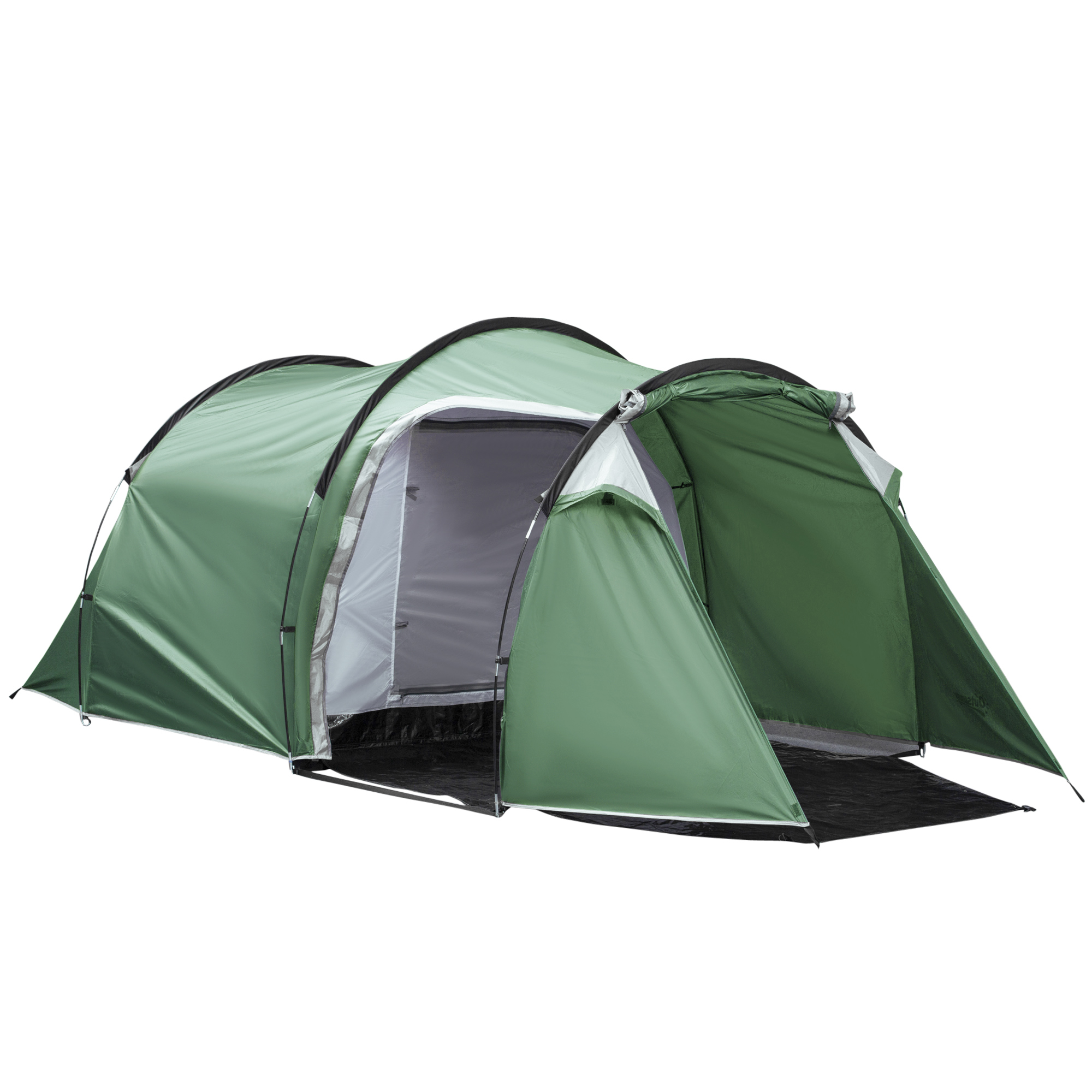 Tente de camping 2-3 pers. fibre verre polyester PE