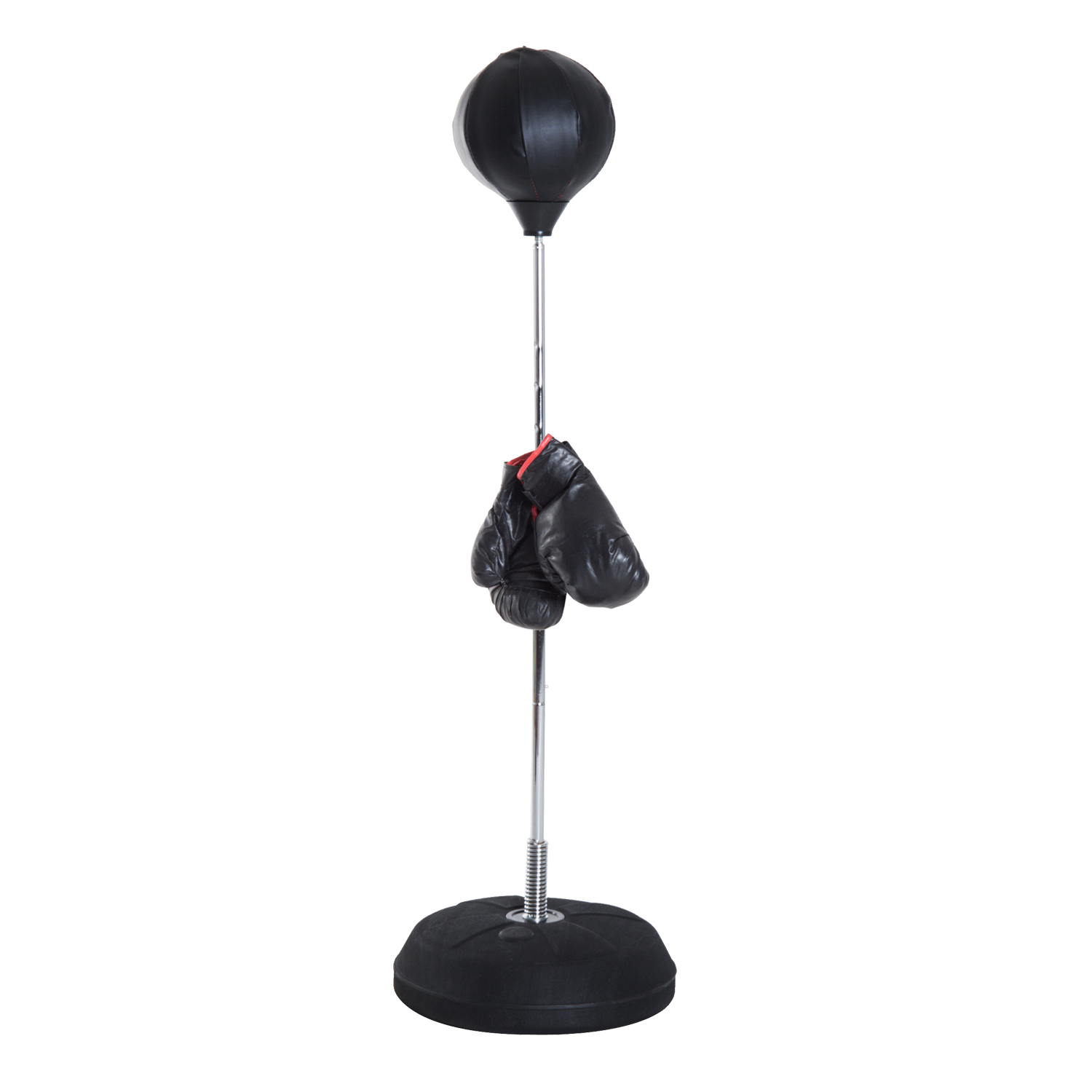 Punching ball sur pied réglable en hauteur