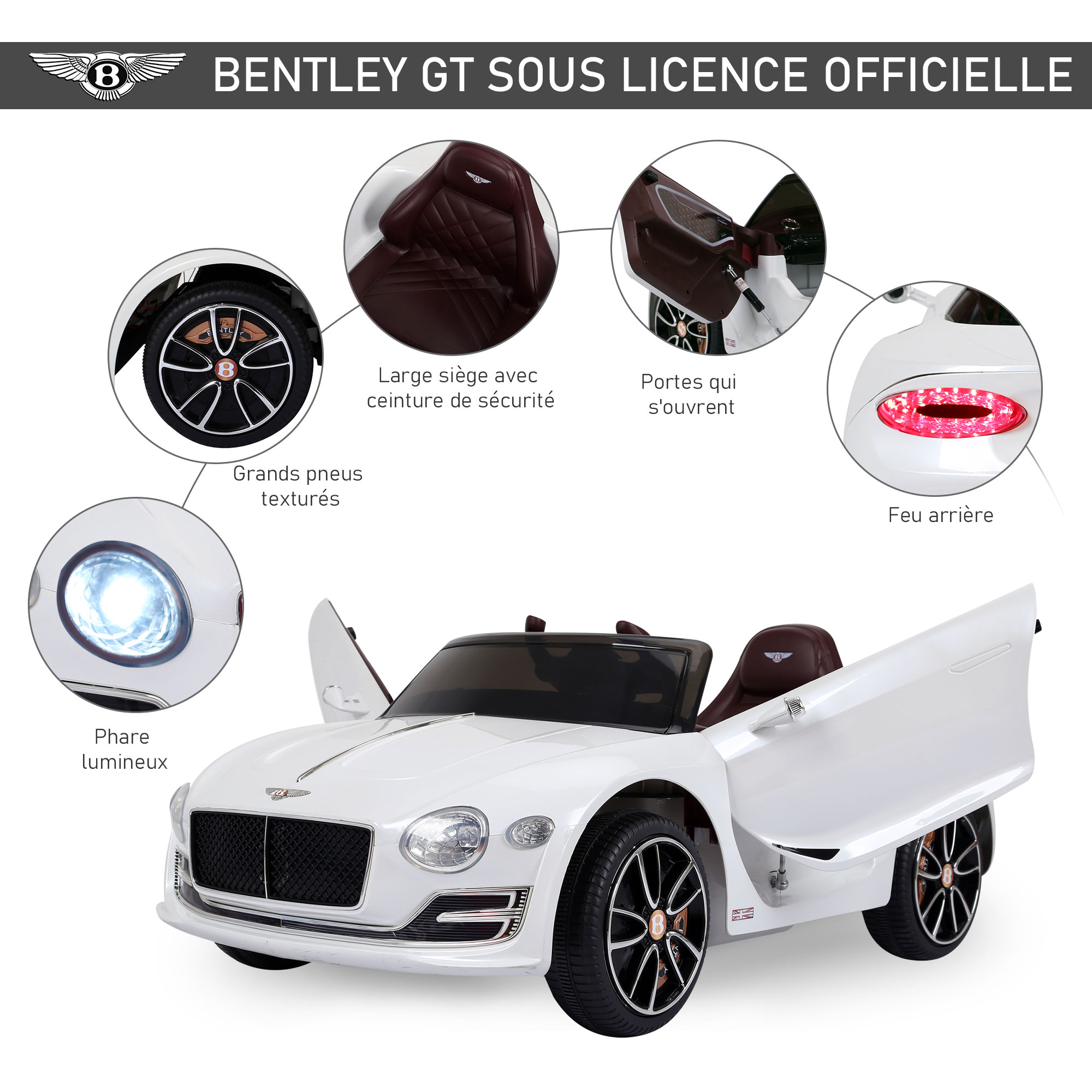 Véhicule électrique pour enfants Bentley