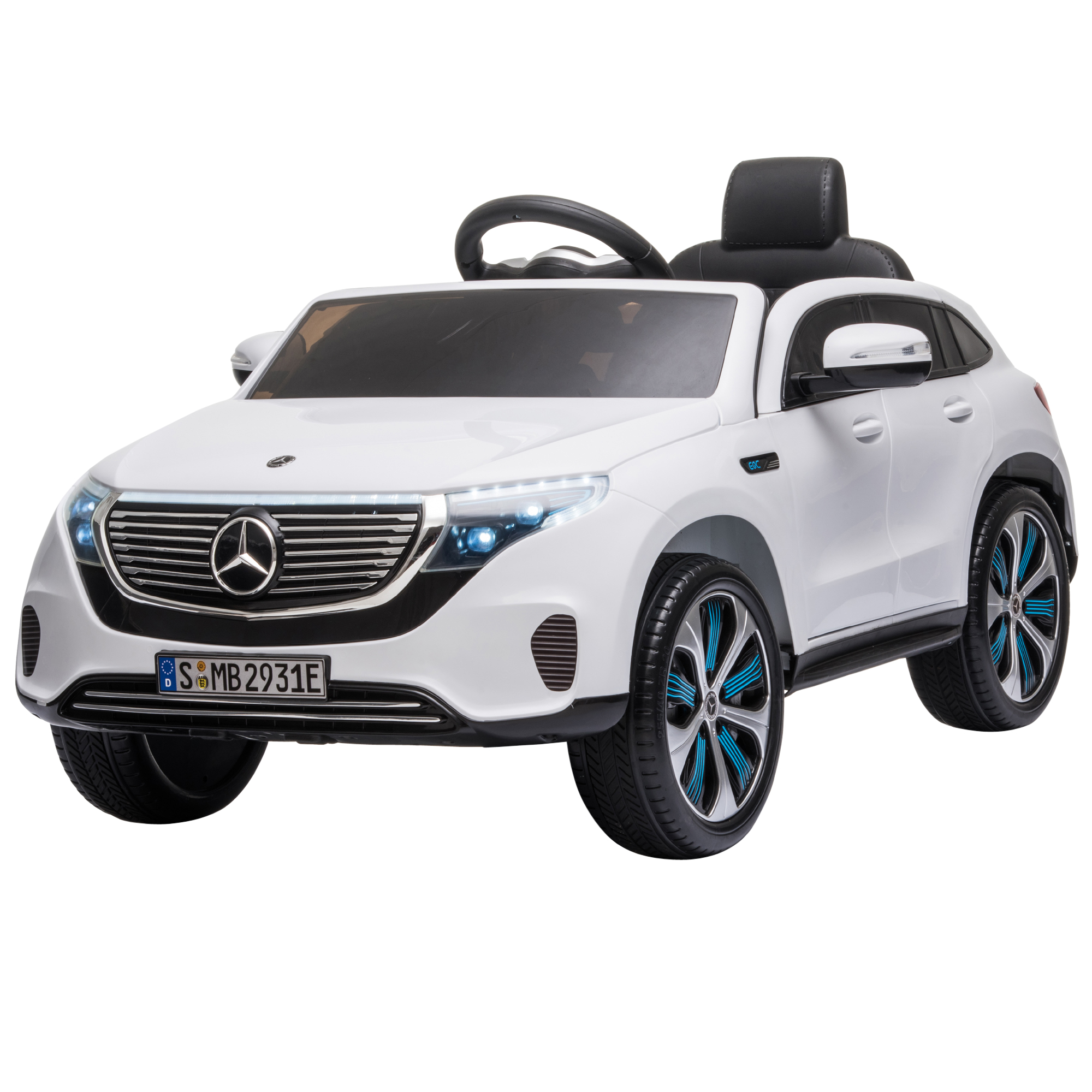 Voiture électrique enfants Mercedes EQC 400 4matic avec télécommande