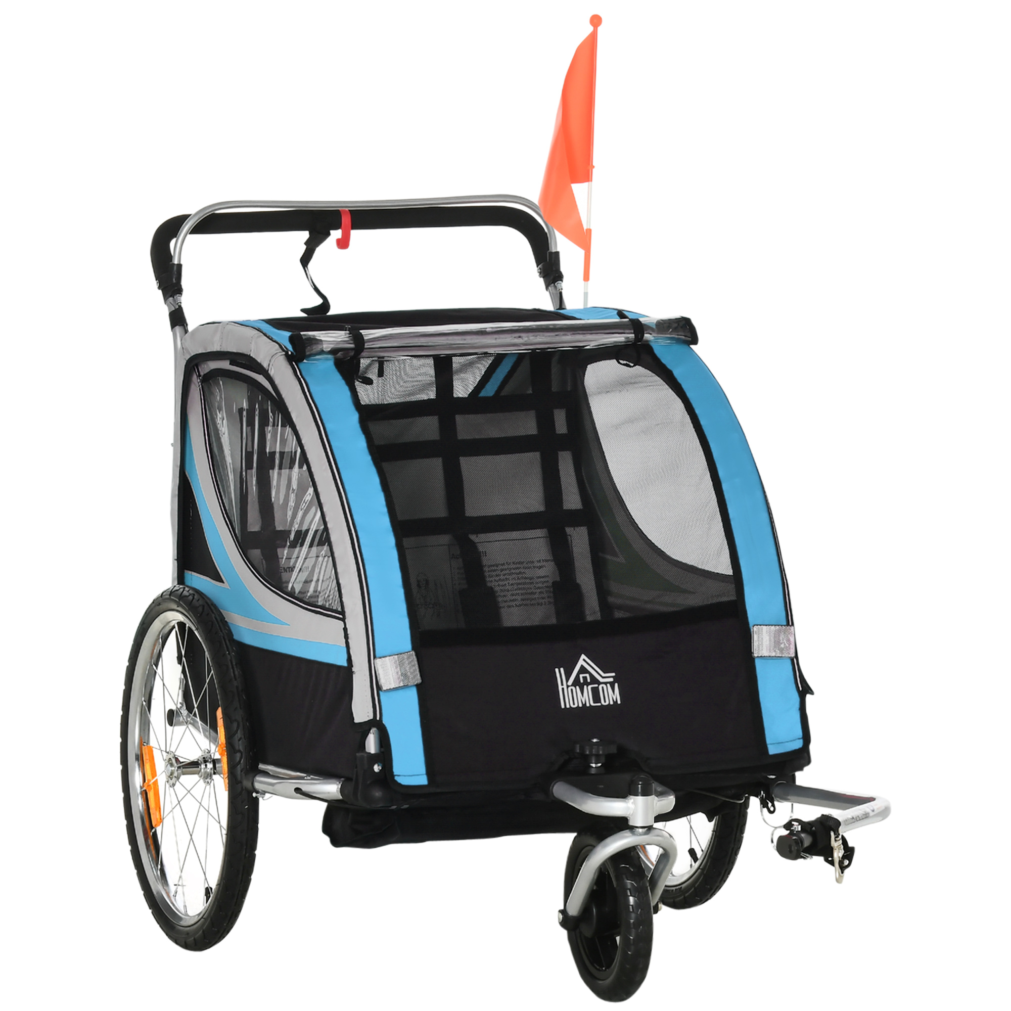 Remorque vélo jogger 2 en 1 pour enfant