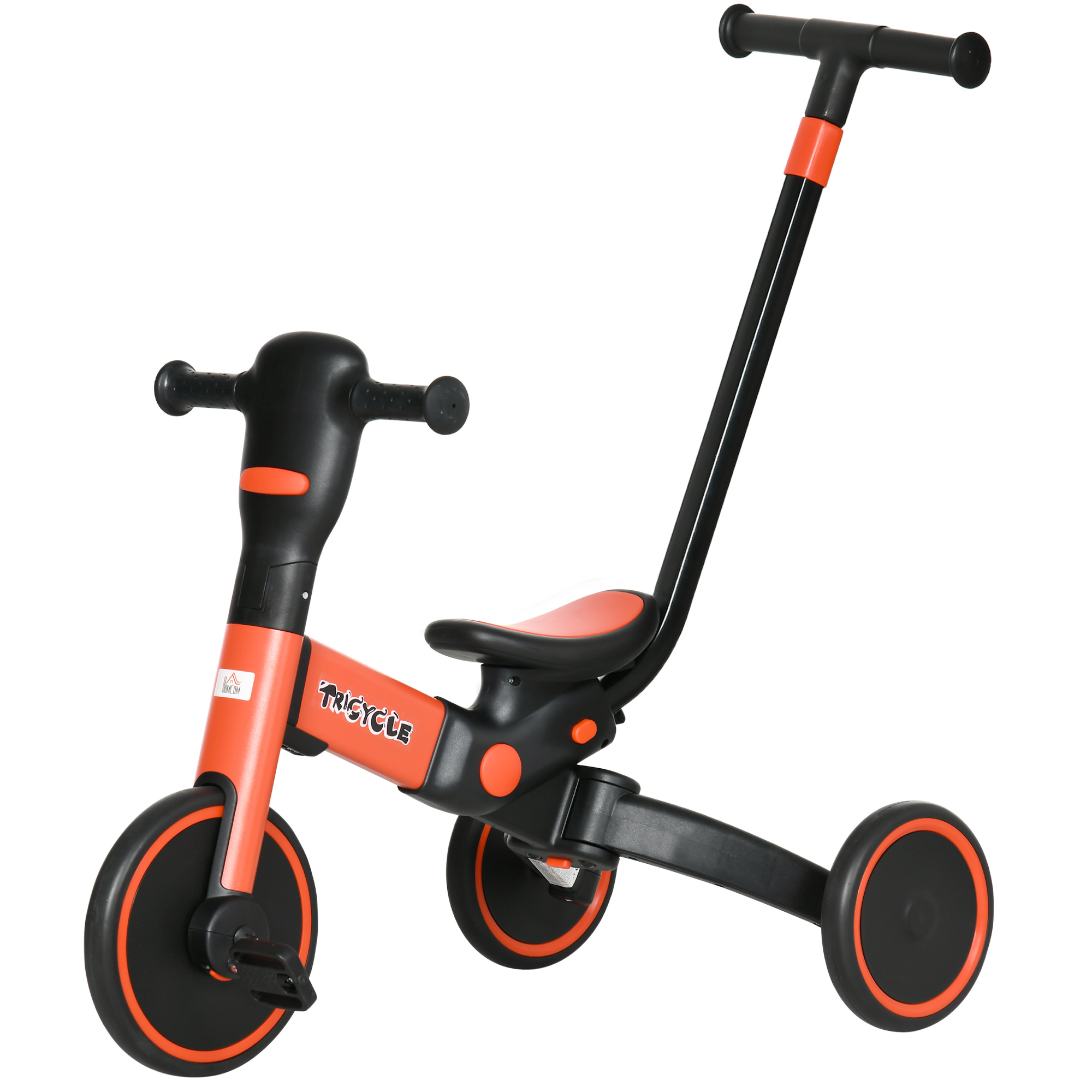 Tricycle enfant évolutif 4 en 1 réglable pliable alu. PP