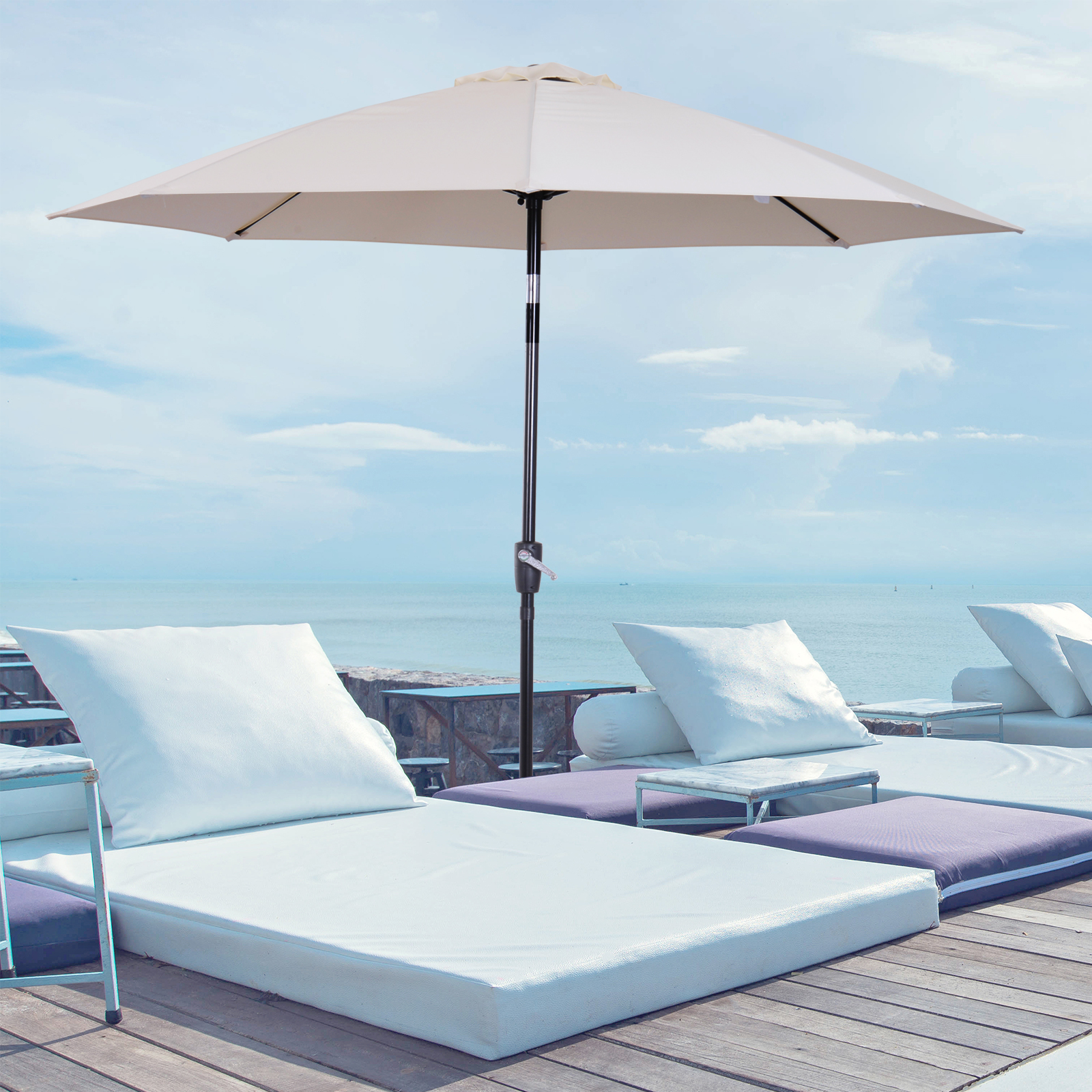 Parasol inclinable diamètre 2,65 m