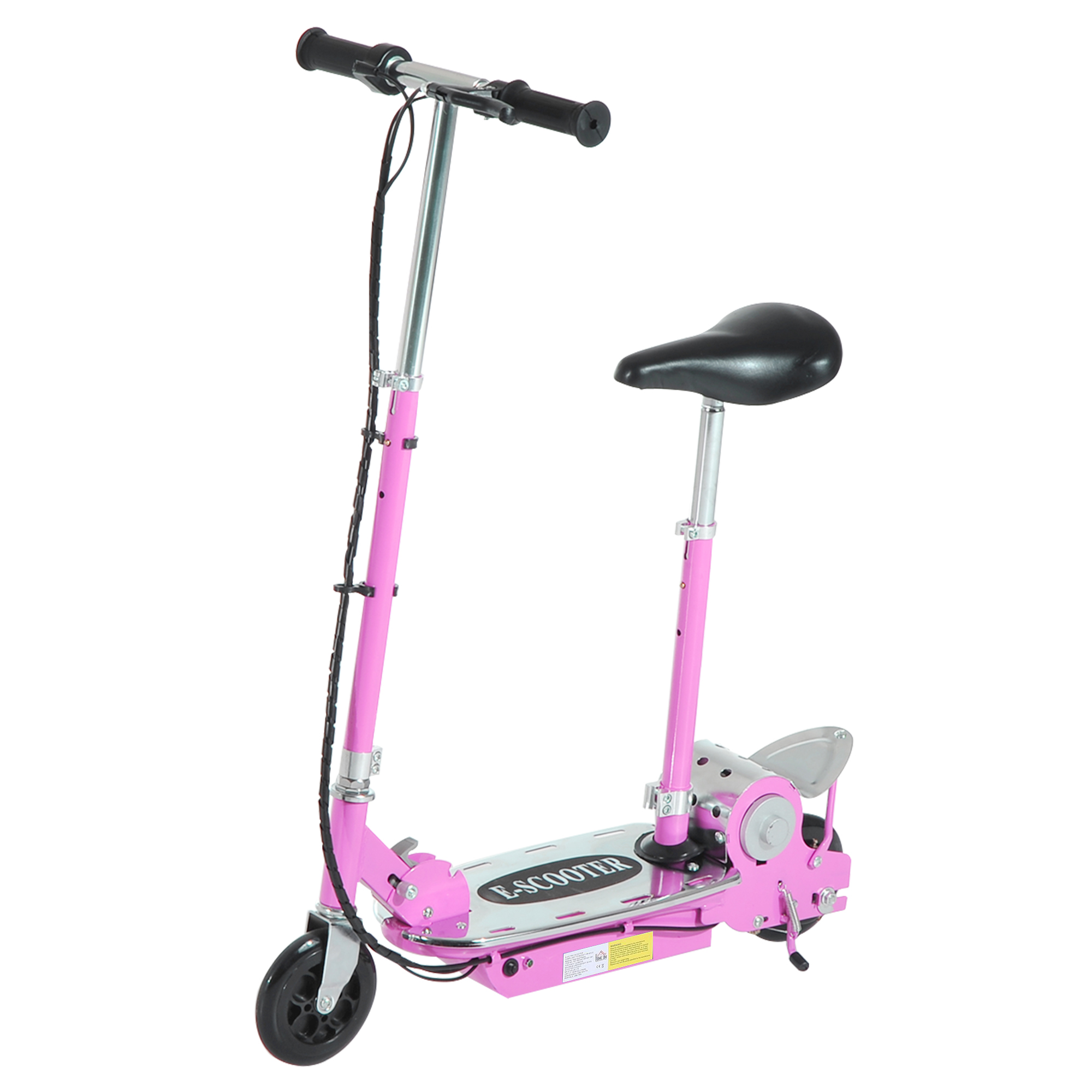 Trottinette électrique avec selle pour enfants