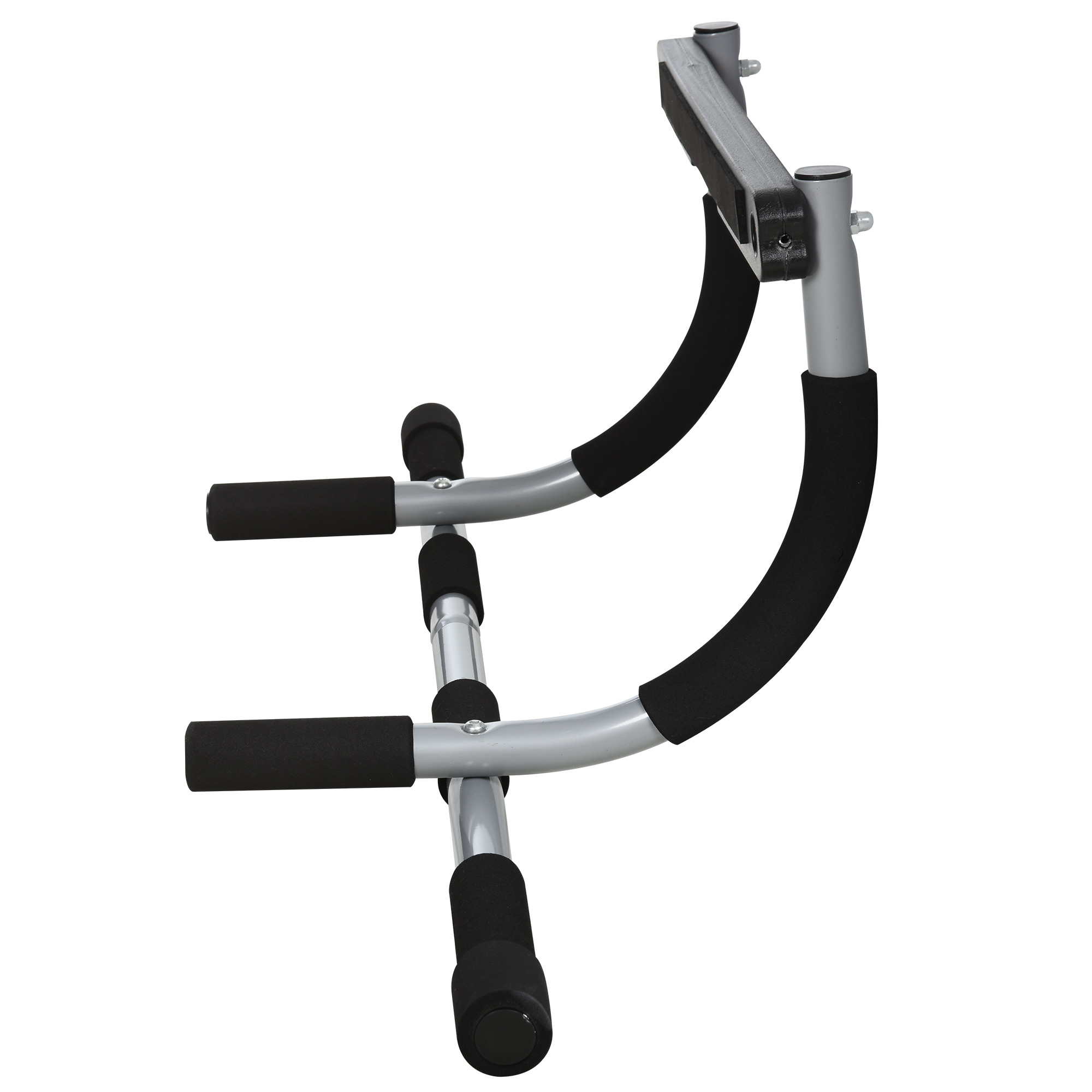 Barre de traction - barre de porte - pull up bar acier gris