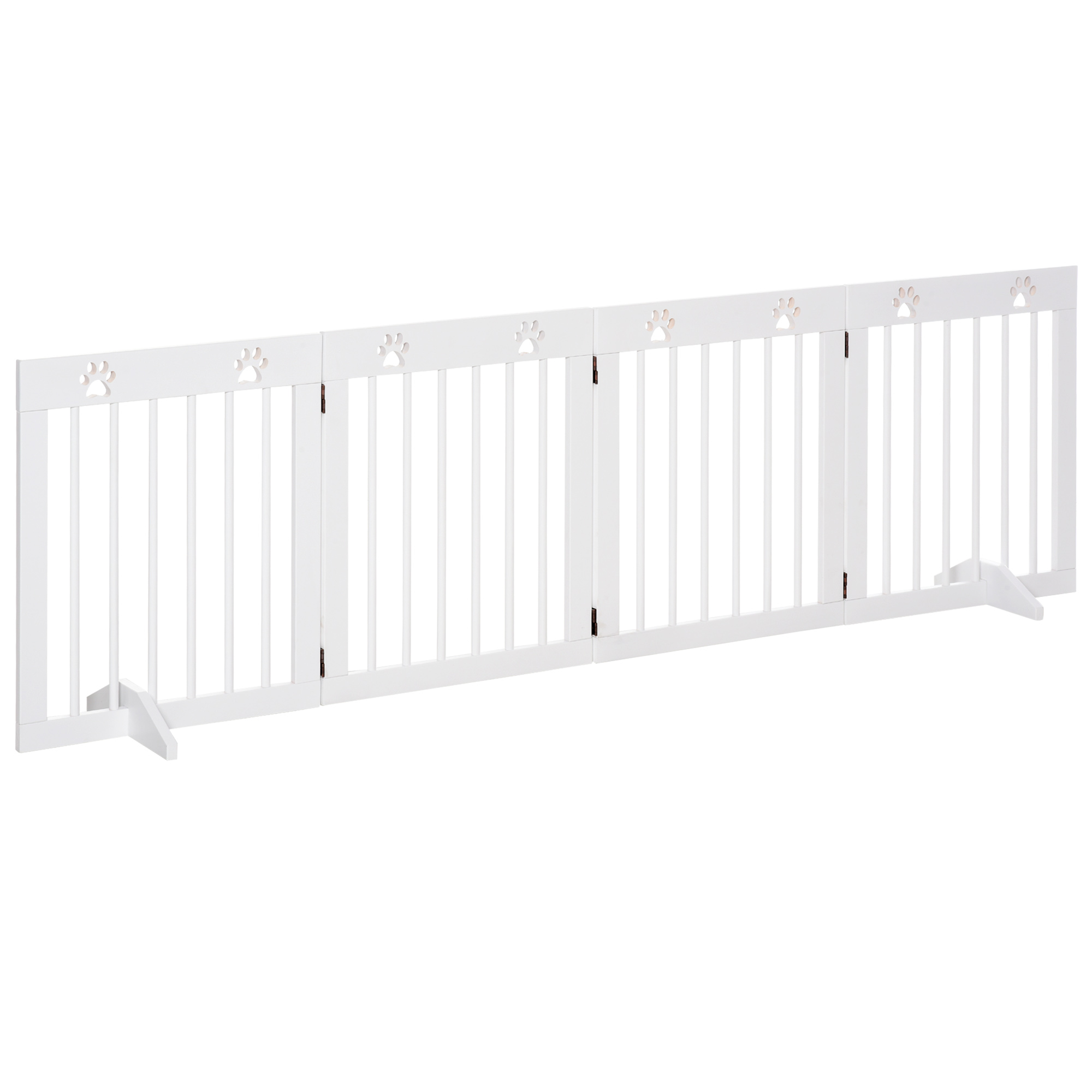 Barrière modulable pliable pour animaux pin blanc