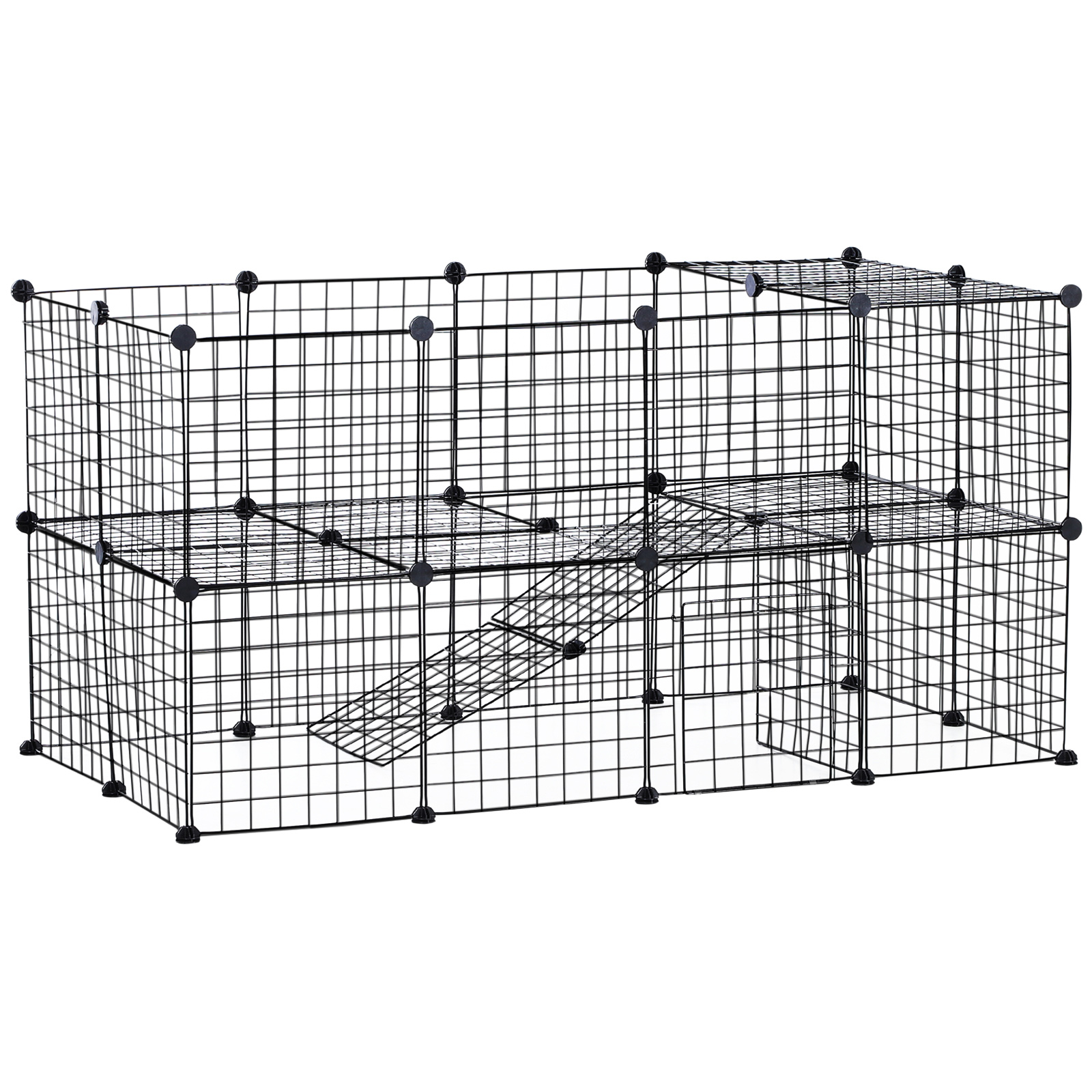 Cage parc enclos modulable pour animaux domestiques